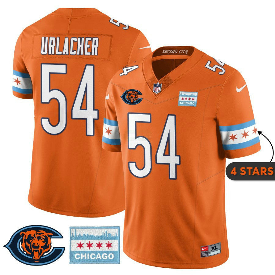 Camisa NFL Men’s Chicago City Edition Jersey – Chicago Flag
