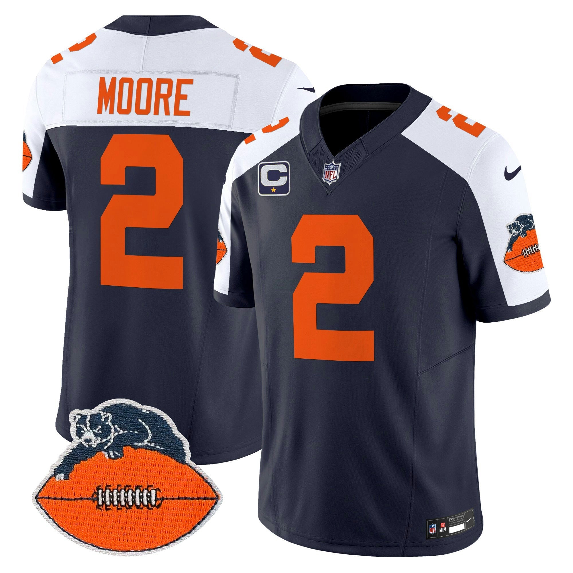 Camisa NFL Men’s Chicago Throwback Vapor Limited Jersey