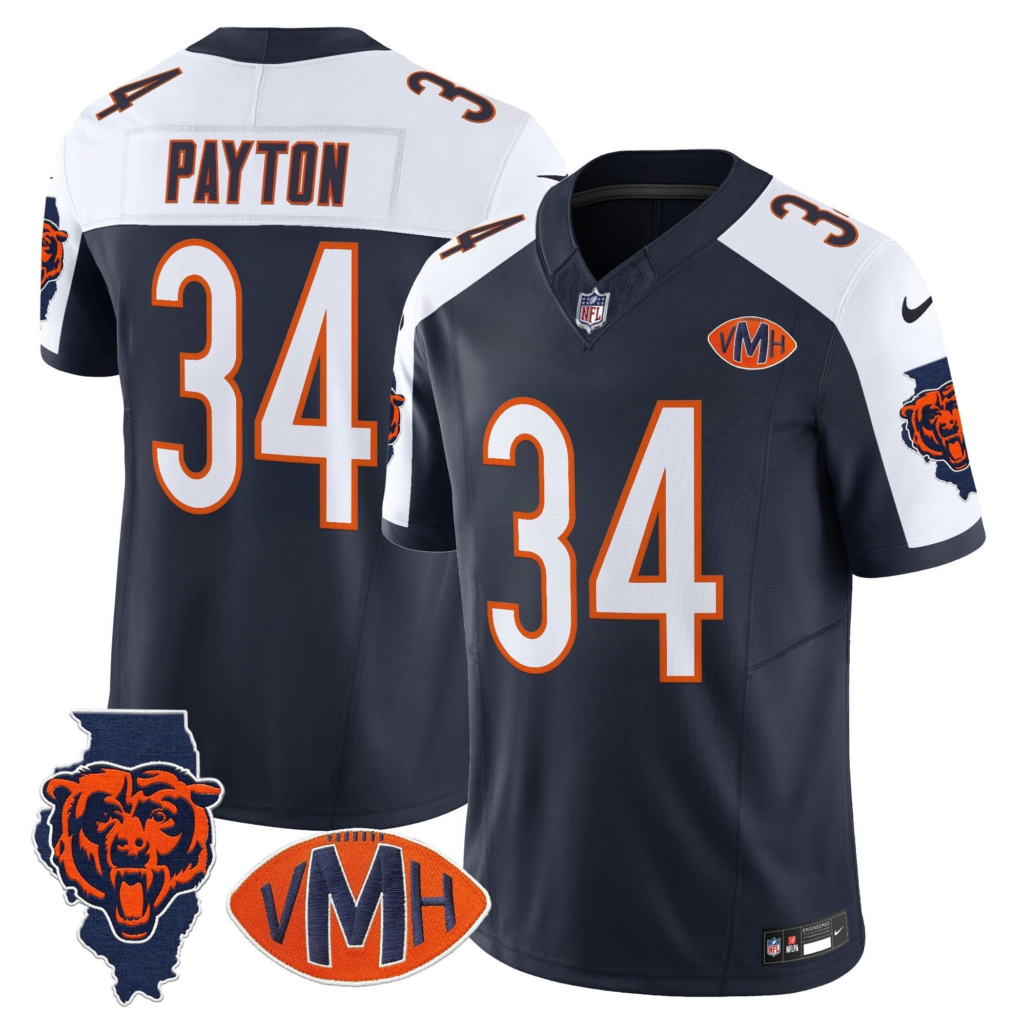 Camisa NFL Men’s Chicago Virginia McCaskey Memorial Patch Vapor Jersey