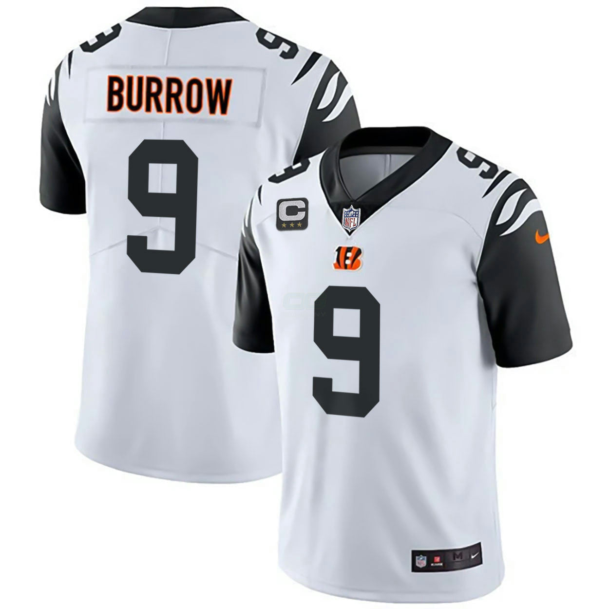 Camisa NFL Men’s Cincinnati Branca Dourada & Preta Dourada Jersey