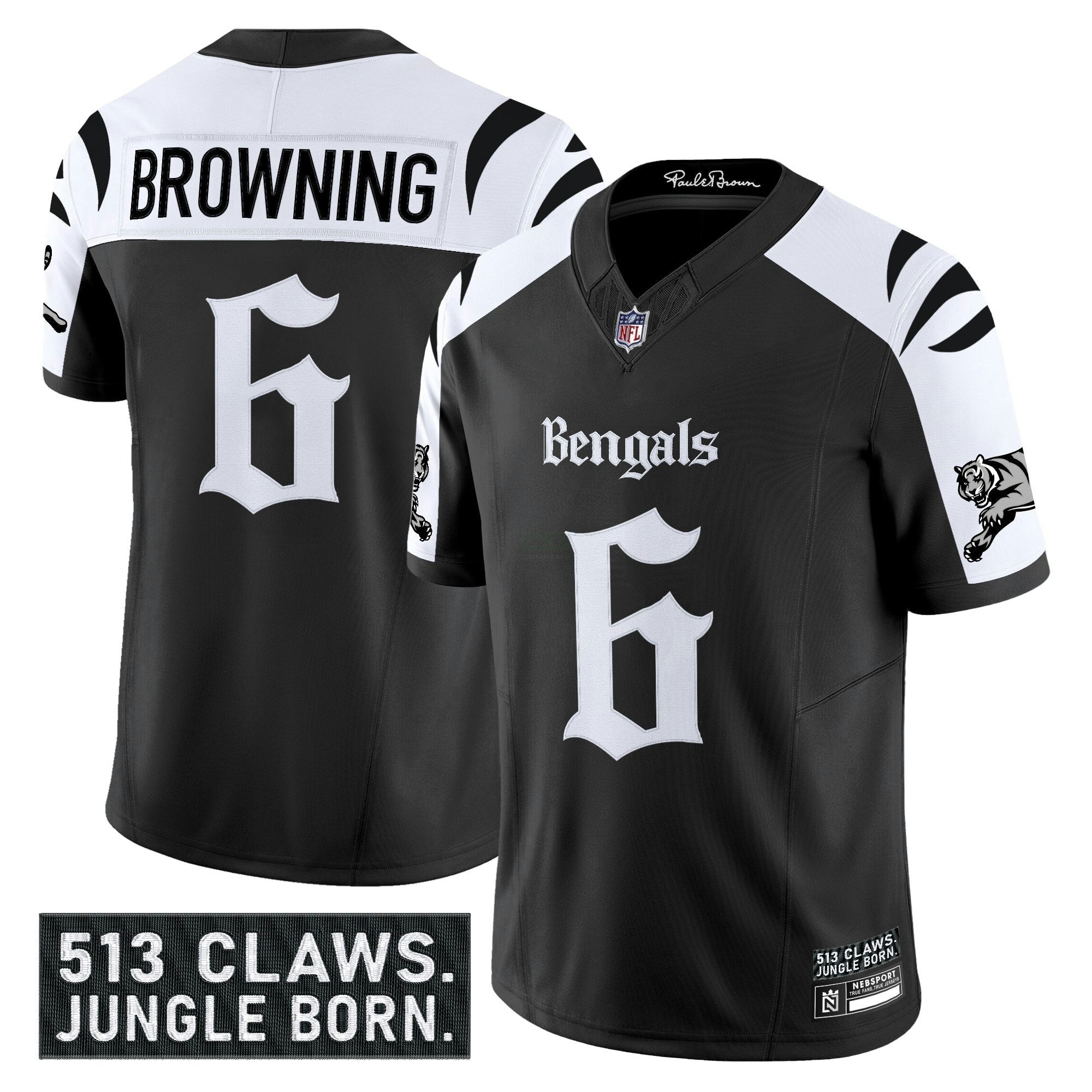 Camisa NFL Men’s Cincinnati ‘Gothic Jungle Shadows Edition’ Vapor Limited Jersey