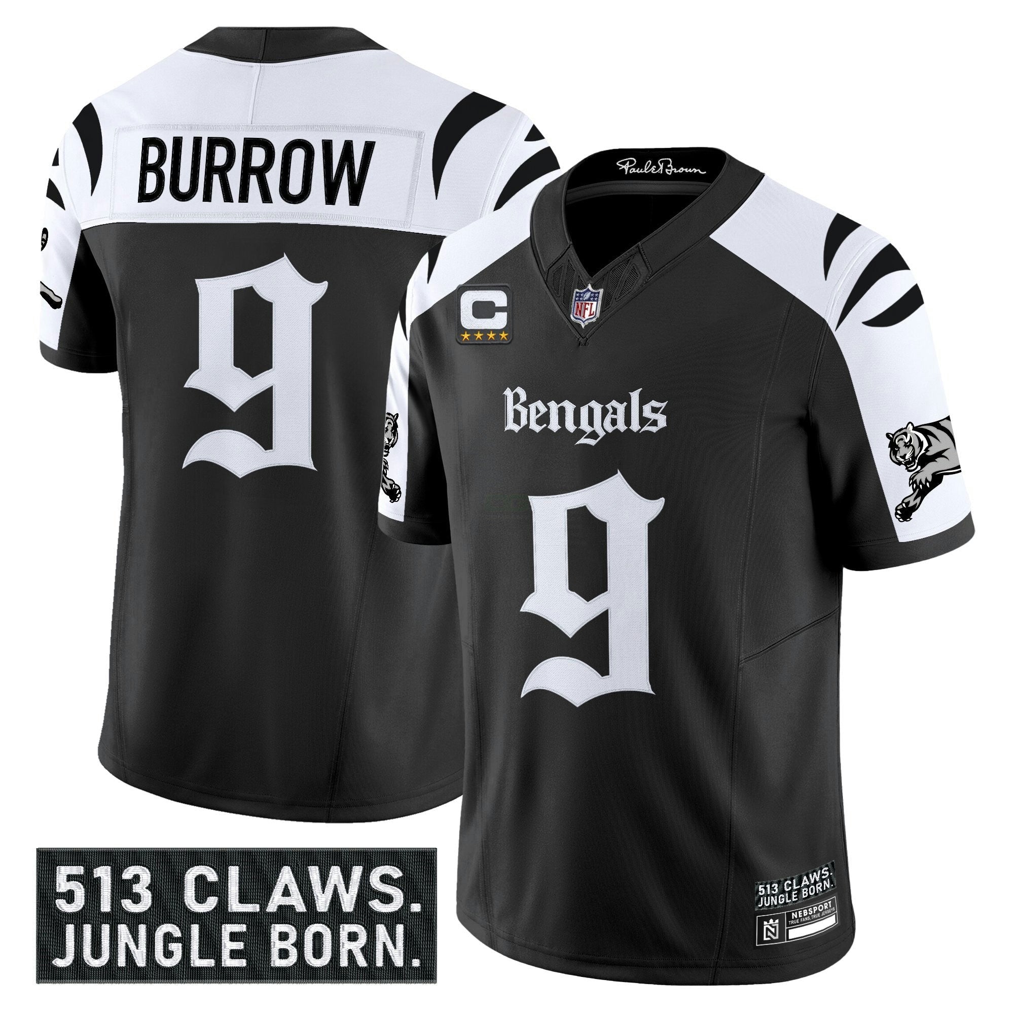 Camisa NFL Men’s Cincinnati ‘Gothic Jungle Shadows Edition’ Vapor Limited Jersey