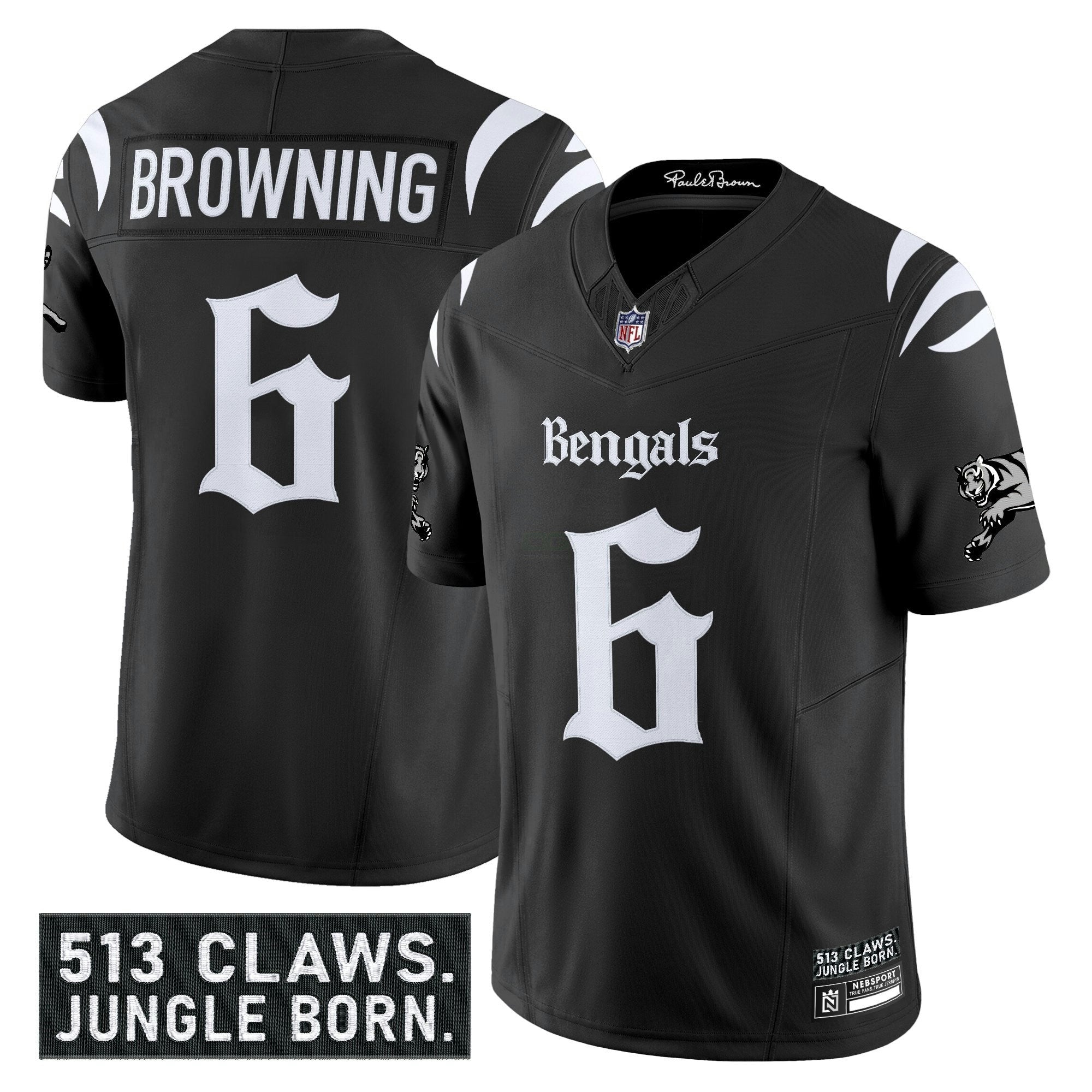 Camisa NFL Men’s Cincinnati ‘Gothic Jungle Shadows Edition’ Vapor Limited Jersey