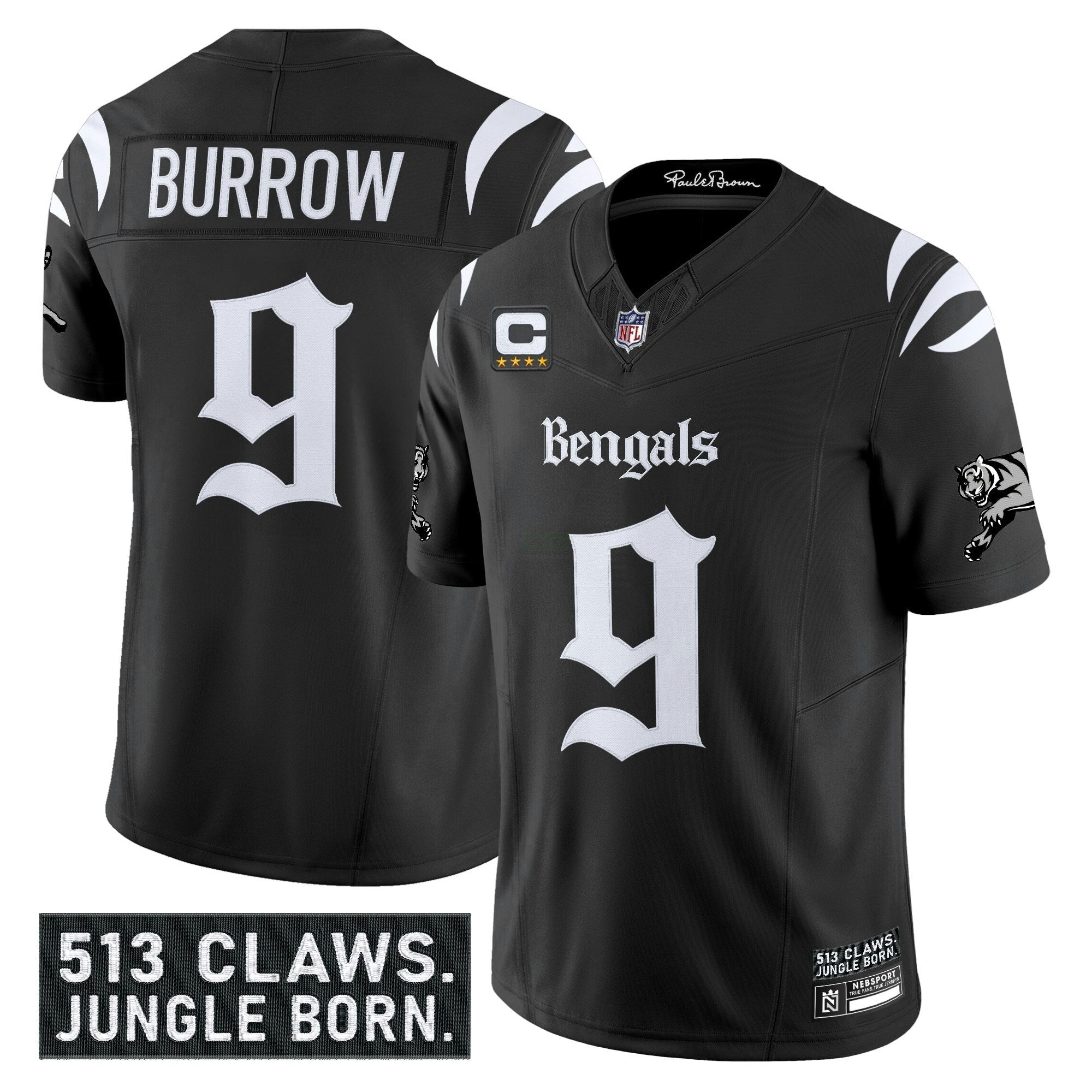 Camisa NFL Men’s Cincinnati ‘Gothic Jungle Shadows Edition’ Vapor Limited Jersey