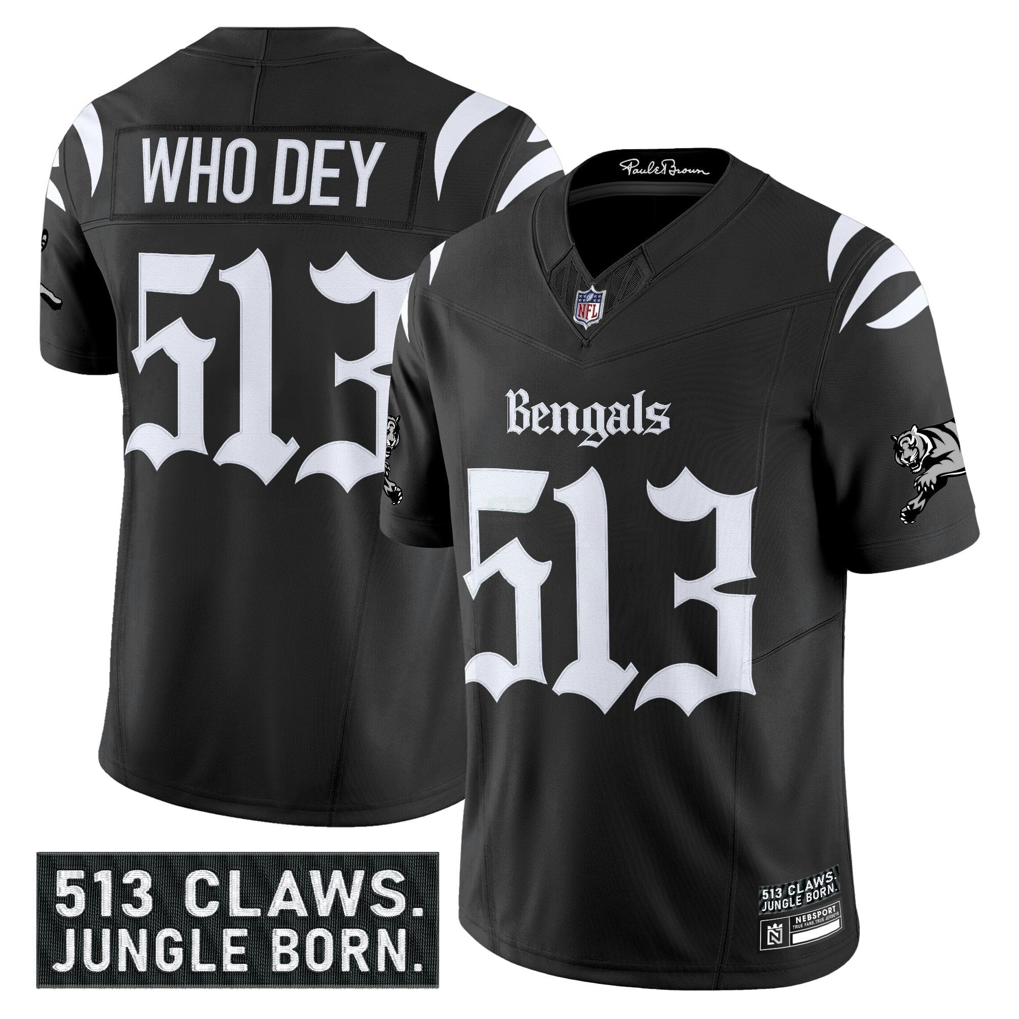 Camisa NFL Men’s Cincinnati ‘Gothic Jungle Shadows Edition’ Vapor Limited Jersey
