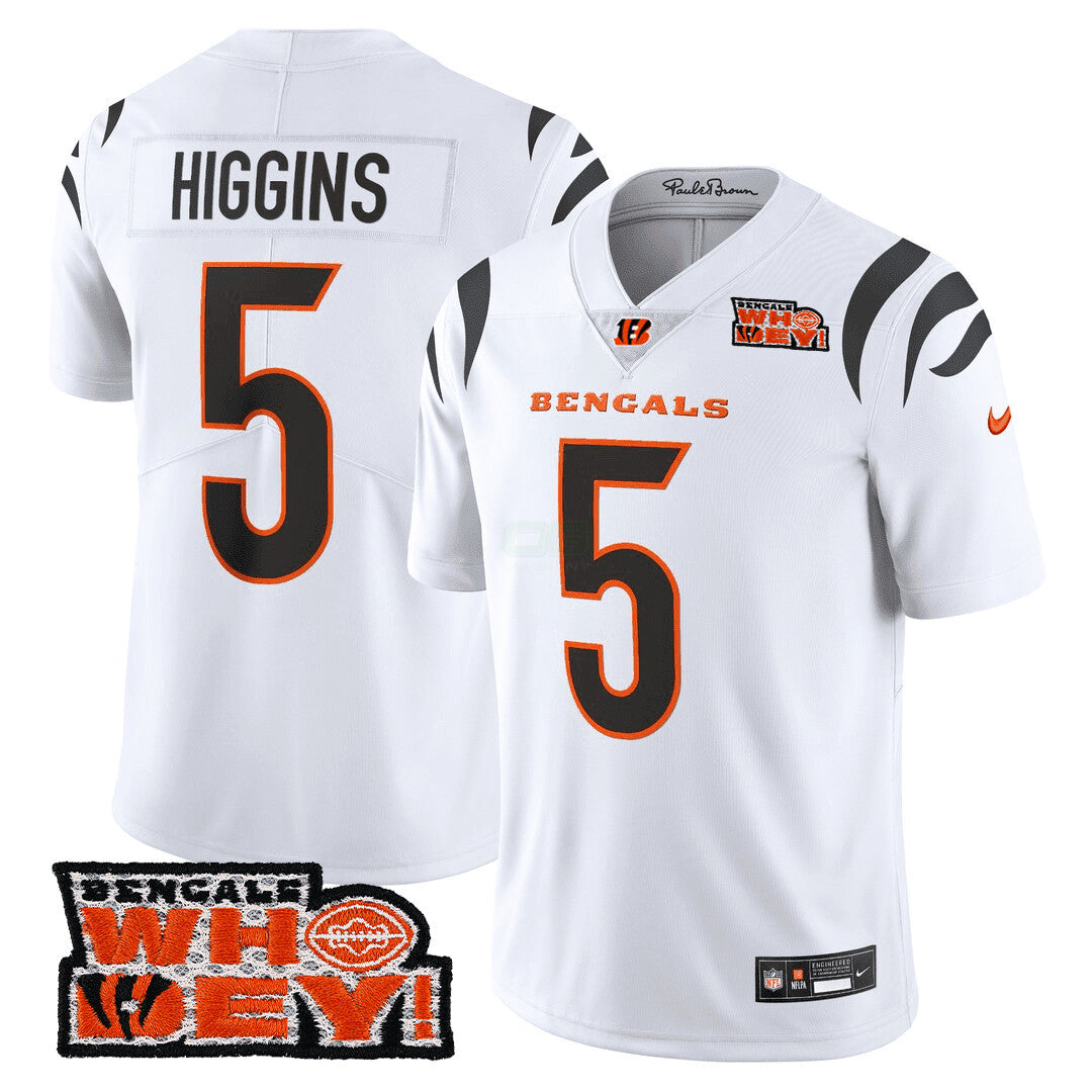 Camisa NFL Men’s Cincinnati Who Dey Patch Jersey