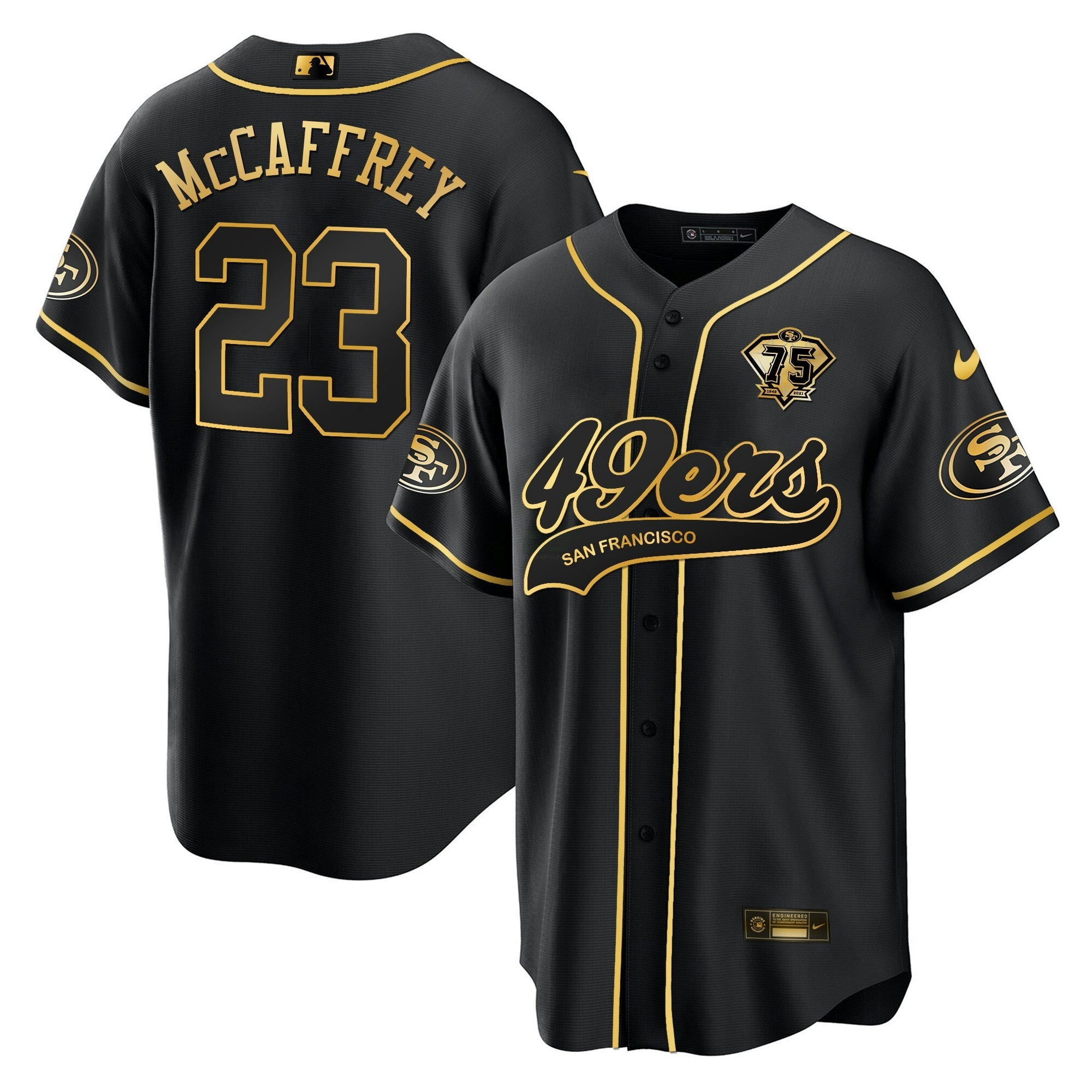 Camisa NFL Men’s Cool Base Dourada Jersey