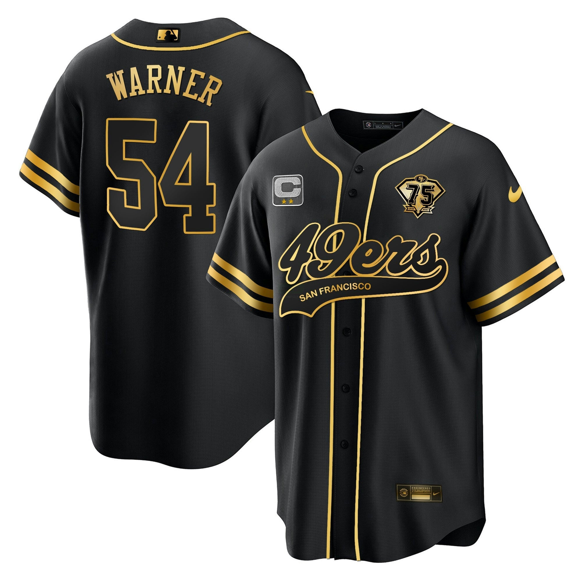 Camisa NFL Men’s Cool Base Dourada Limited Jersey