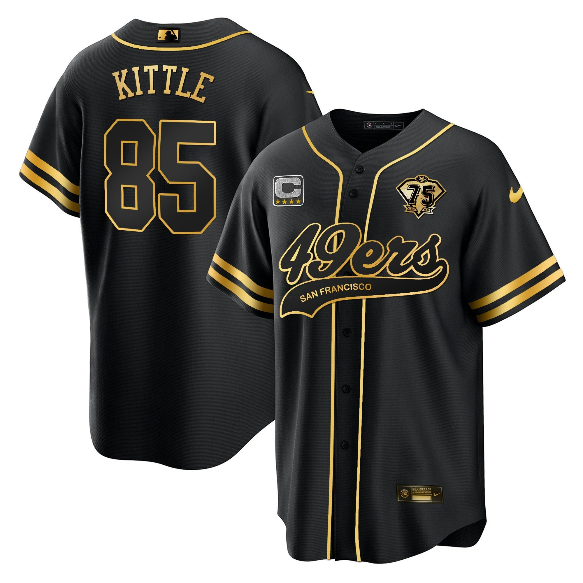 Camisa NFL Men’s Cool Base Dourada Limited Jersey