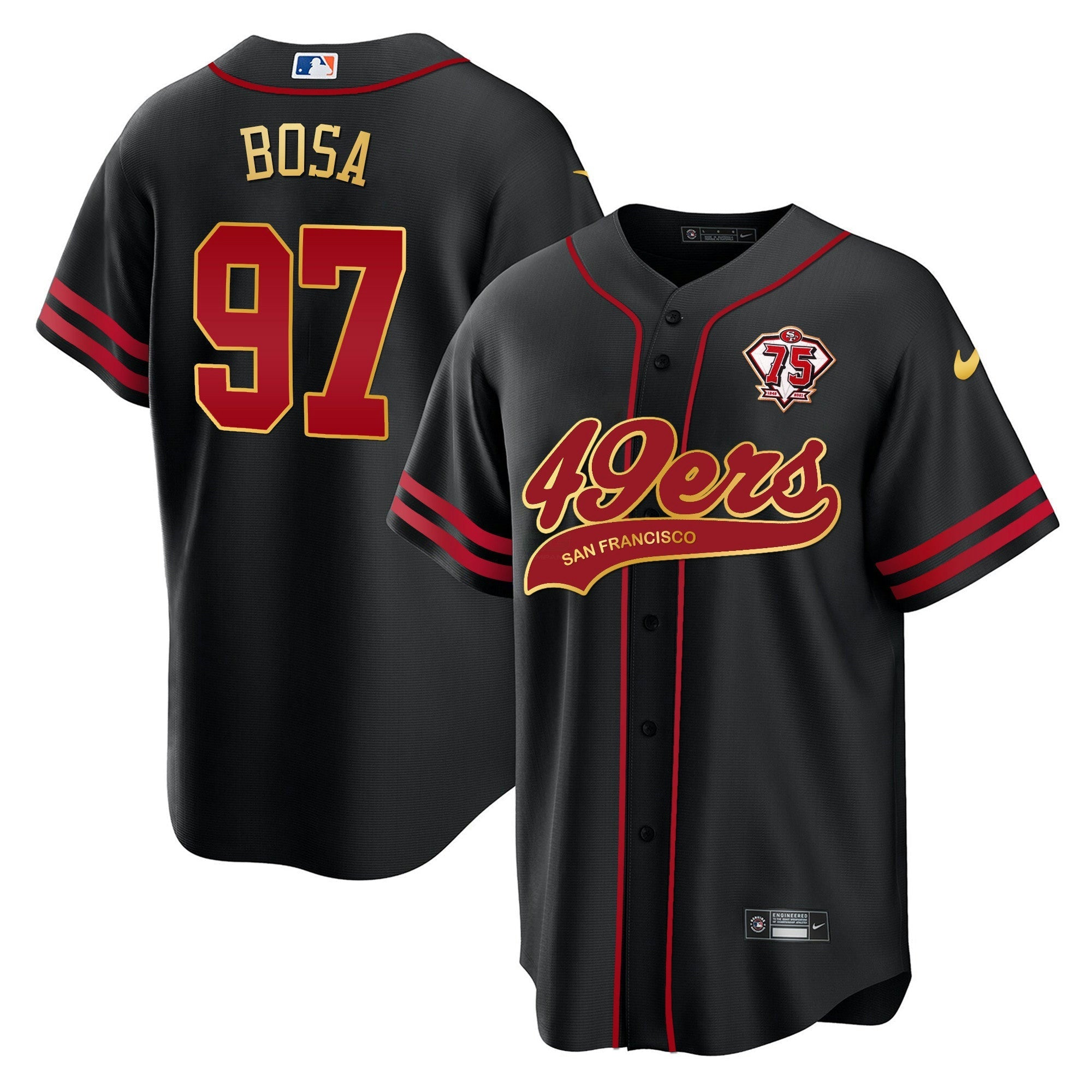 Camisa NFL Men’s Cool Base Dourada Limited Jersey V2