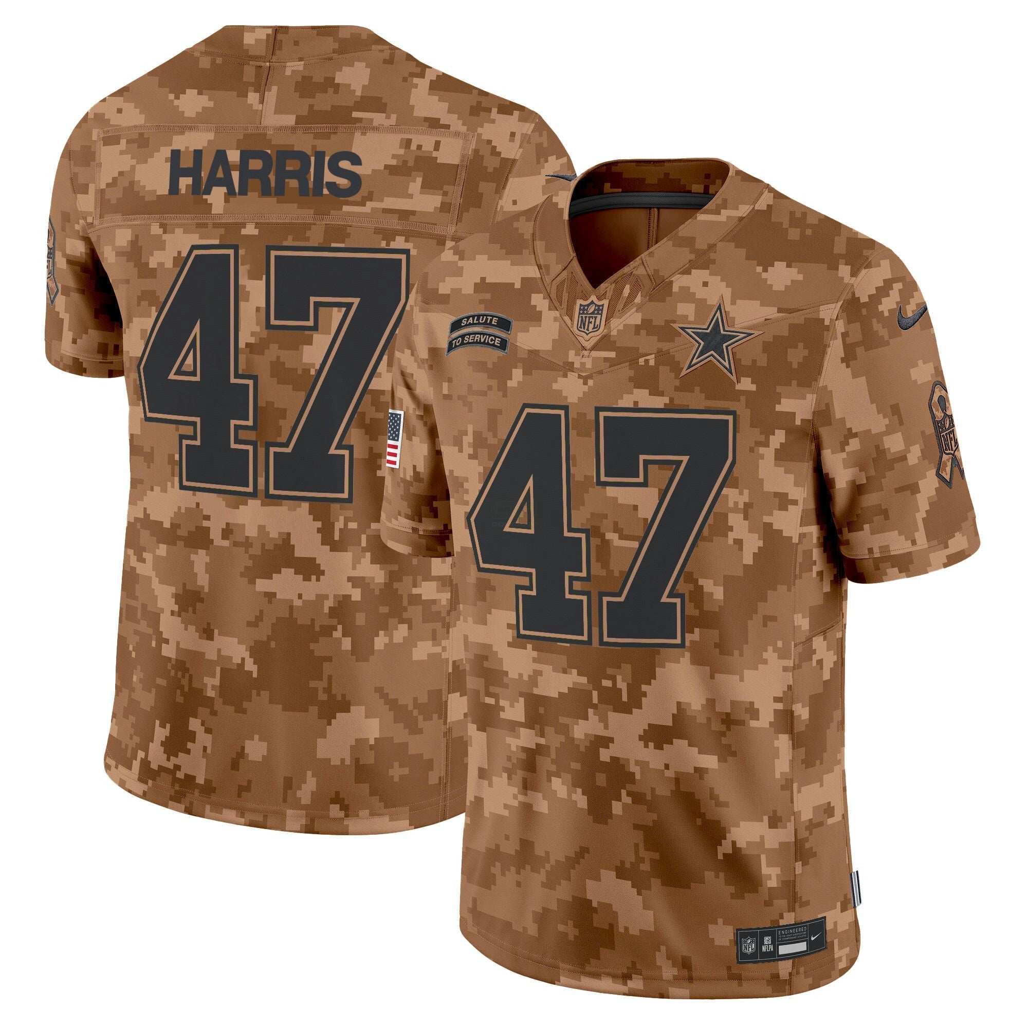 Camisa NFL Men’s Dallas 2024 Salute to Service Vapor Limited Jersey – All stitched