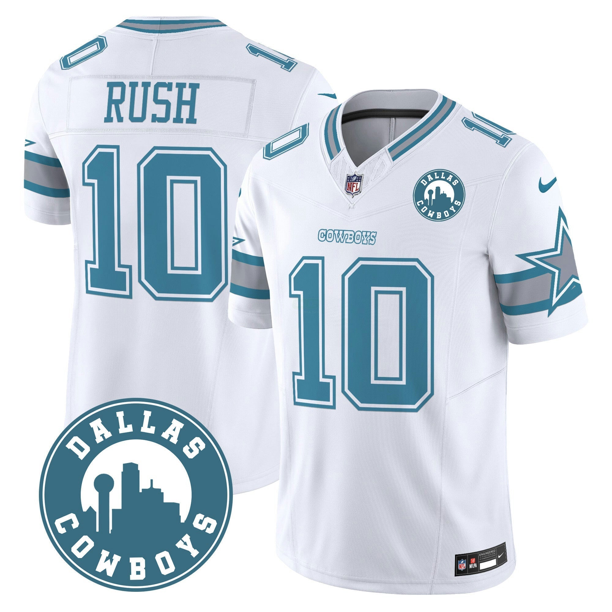 Camisa NFL Men’s “Dallas City” Patch Vapor Limited Jersey