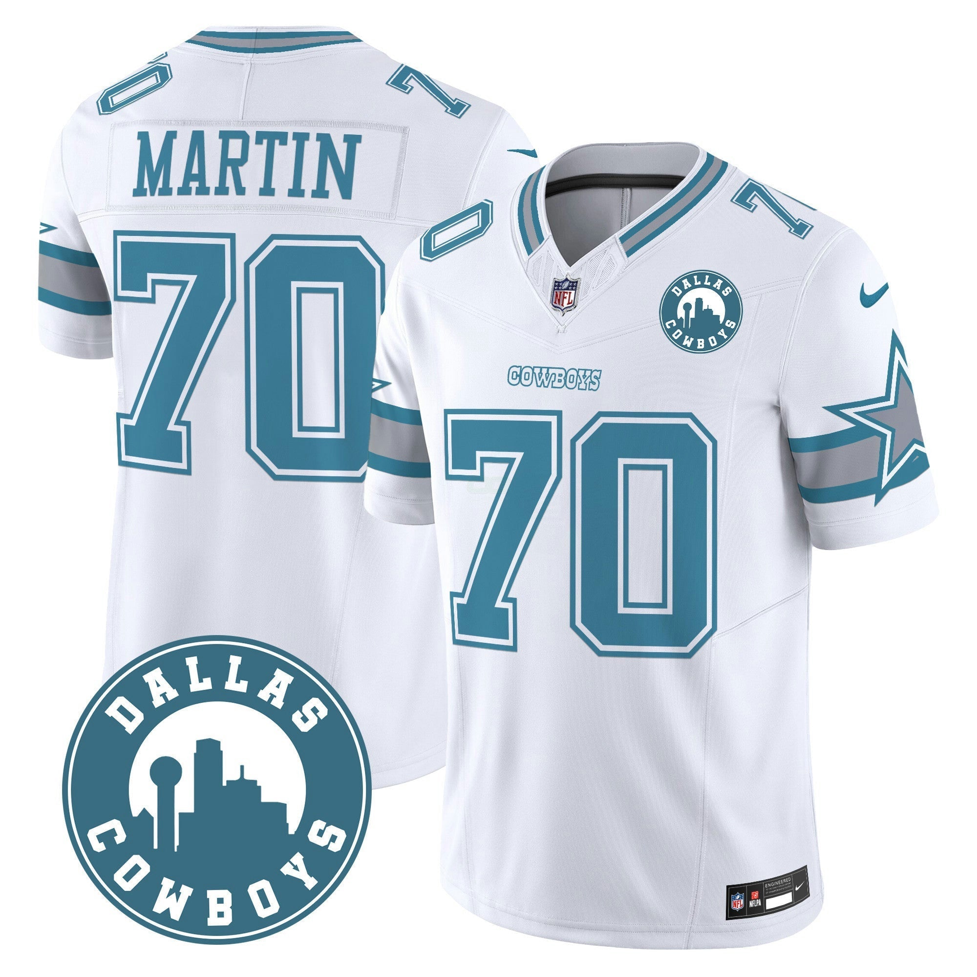 Camisa NFL Men’s “Dallas City” Patch Vapor Limited Jersey