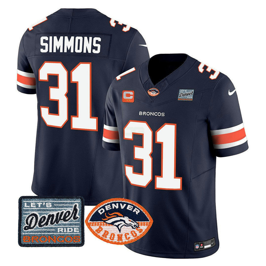Camisa NFL Men’s Denver Logo Patch Limited Jersey