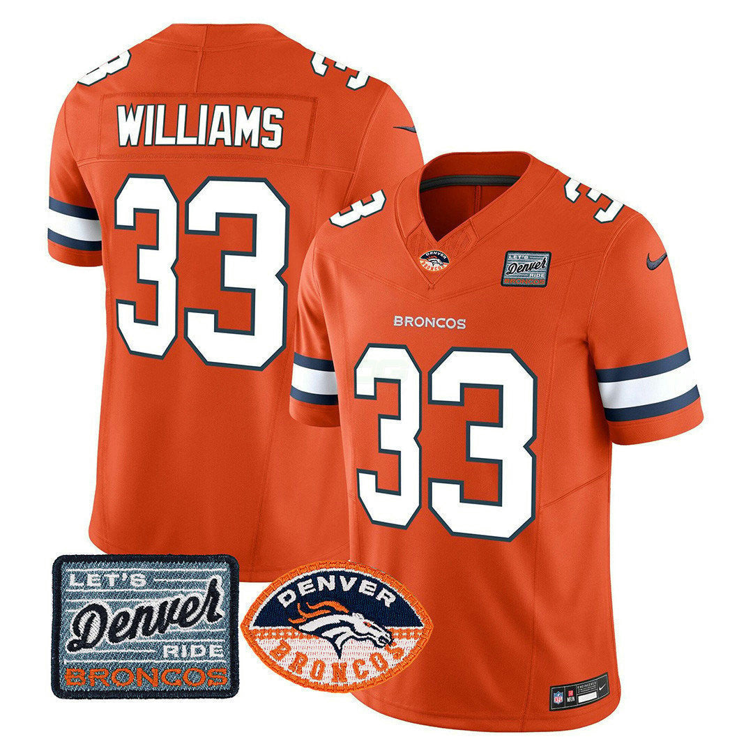 Camisa NFL Men’s Denver Logo Patch Limited Jersey