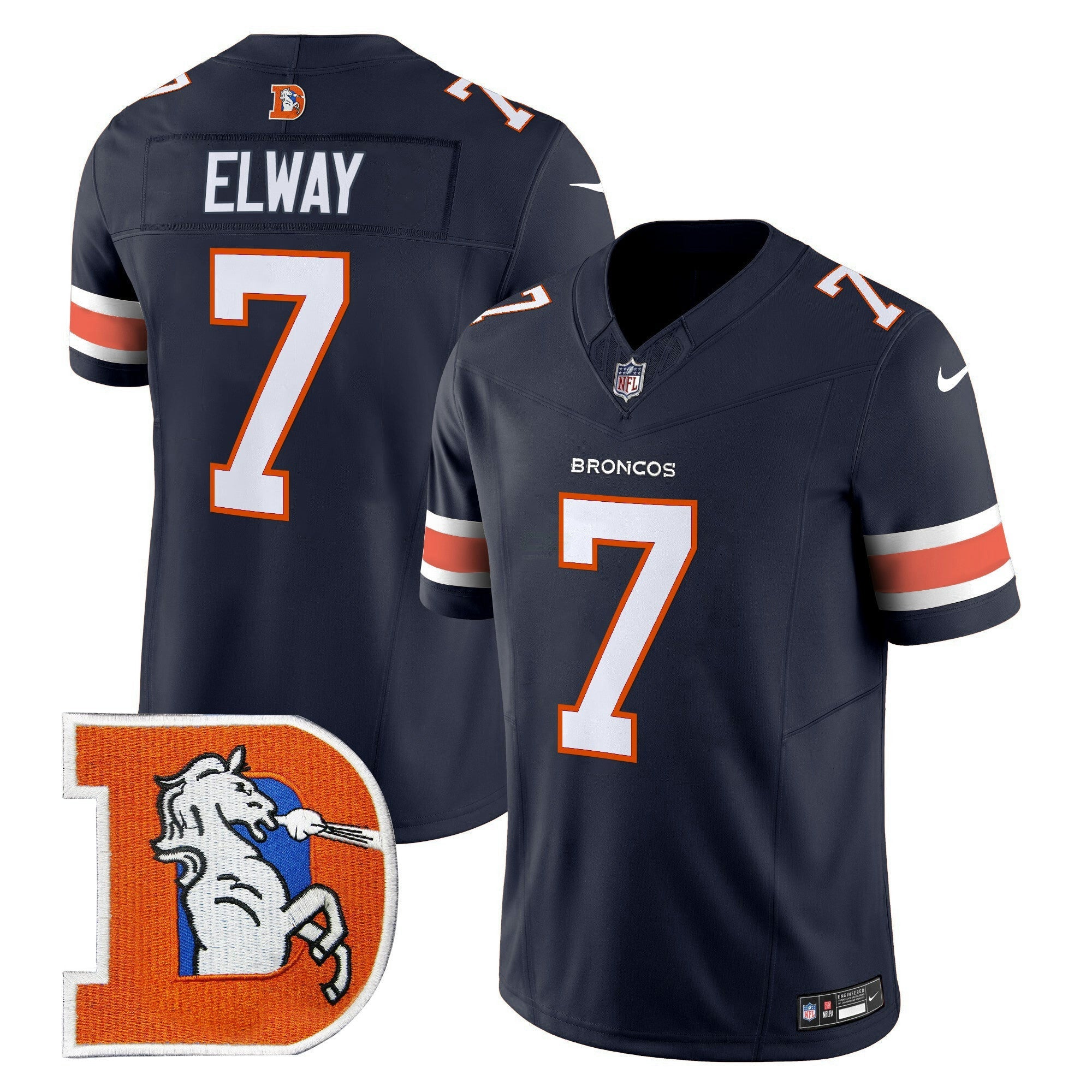 Camisa NFL Men’s Denver Throwback Vapor Limited Jersey V2