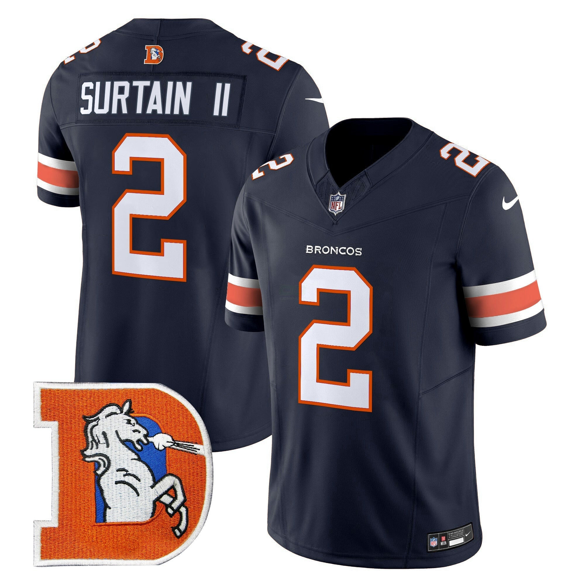 Camisa NFL Men’s Denver Throwback Vapor Limited Jersey V2