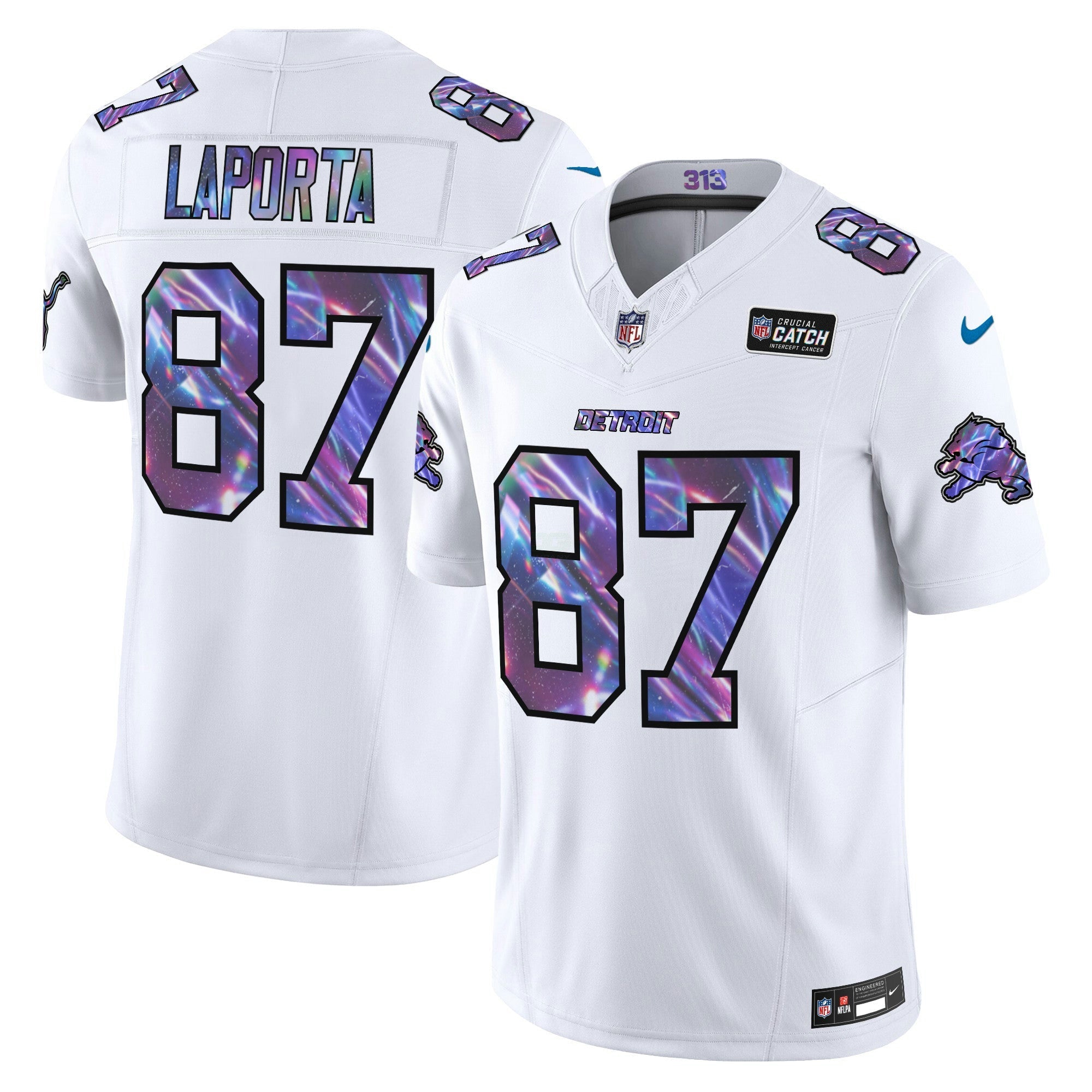 Camisa NFL Men’s Detroit 2024 Crucial Catch Vapor Limited Jersey