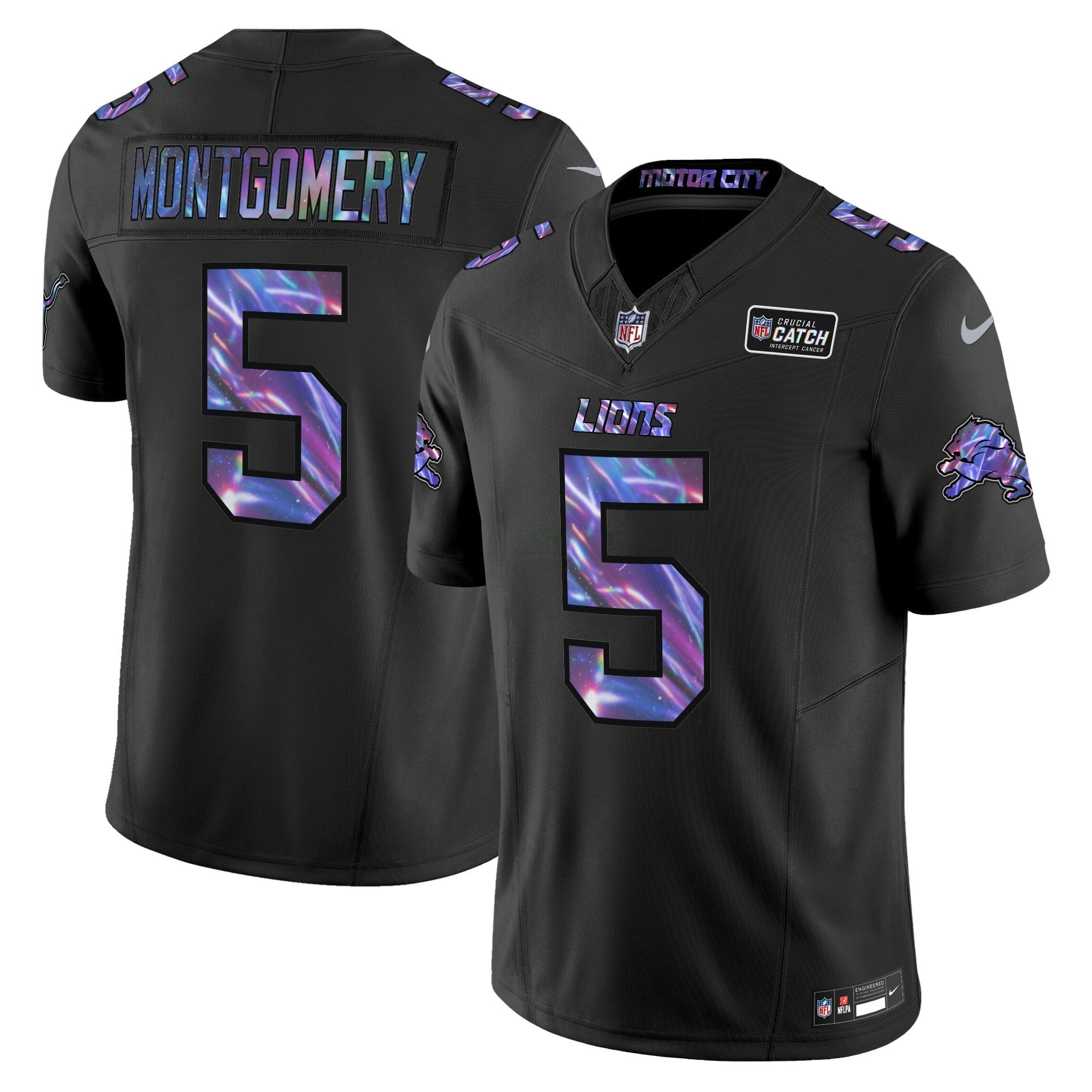 Camisa NFL Men’s Detroit 2024 Crucial Catch Vapor Limited Jersey
