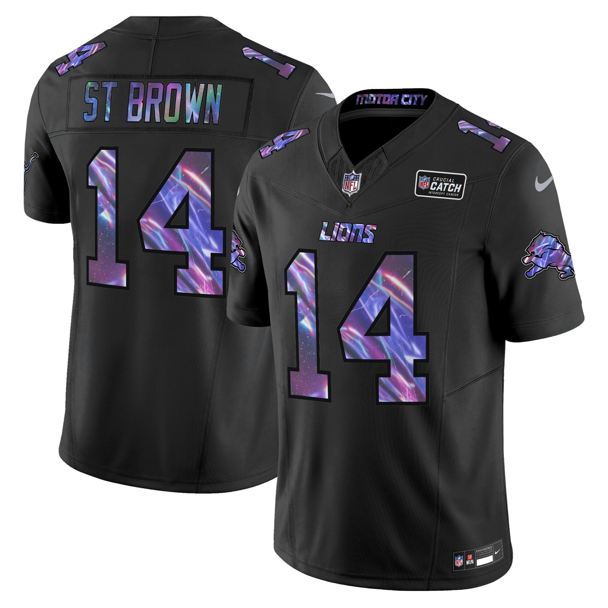 Camisa NFL Men’s Detroit 2024 Crucial Catch Vapor Limited Jersey