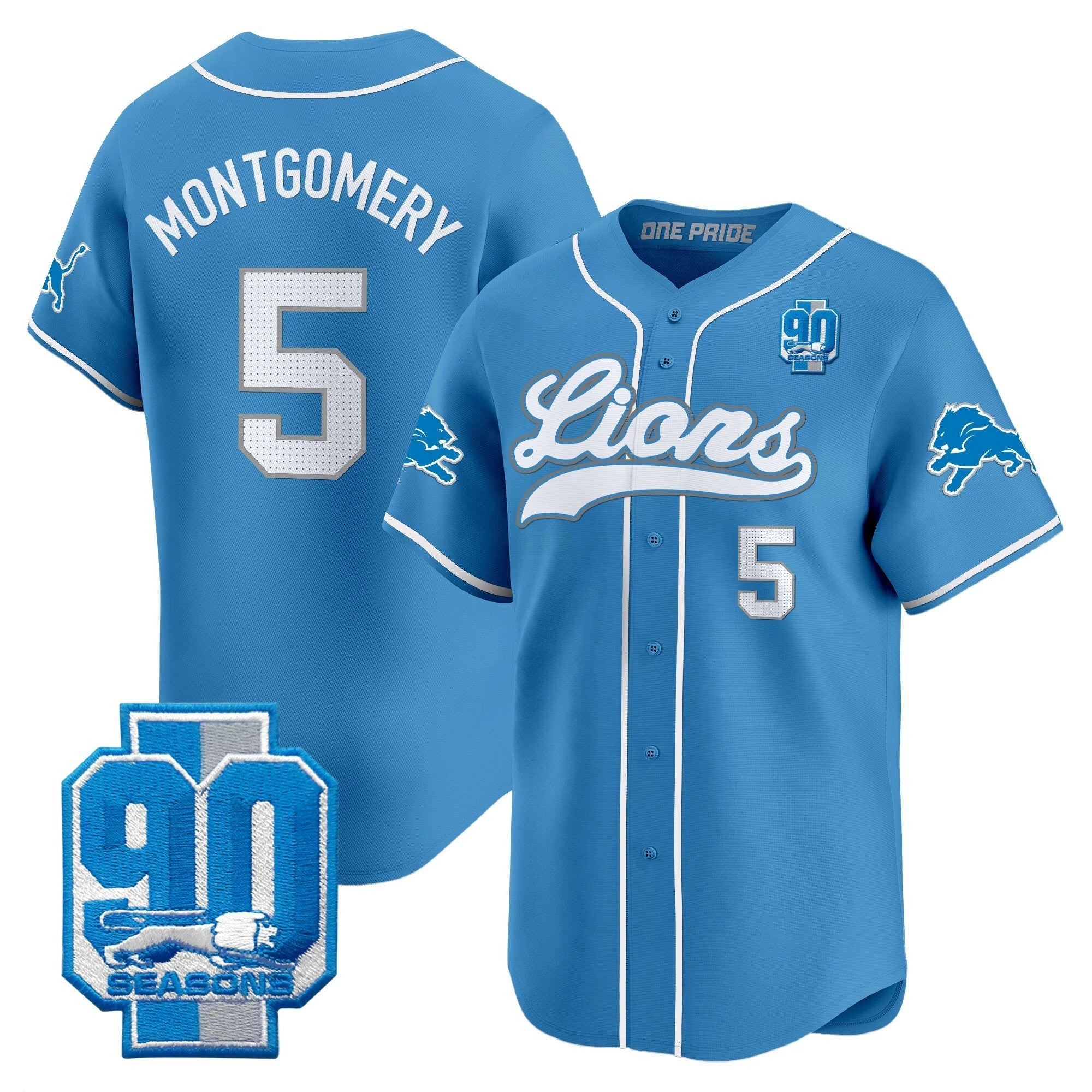 Camisa NFL Men’s Detroit 2025 Vapor Jersey