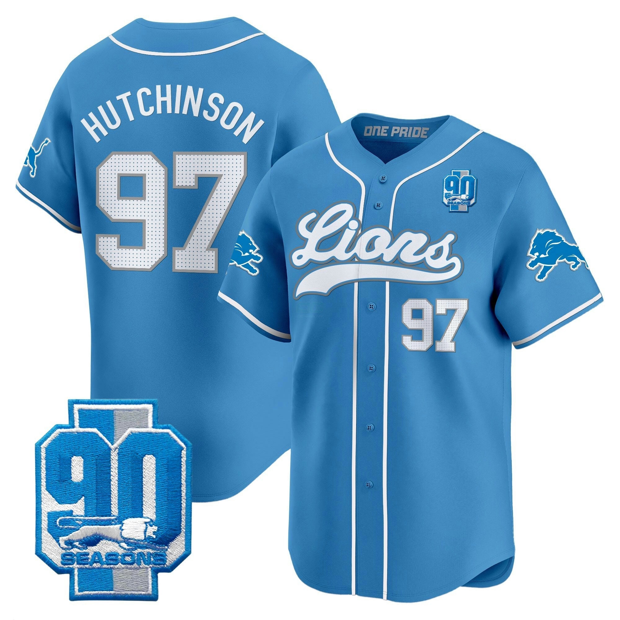 Camisa NFL Men’s Detroit 2025 Vapor Jersey