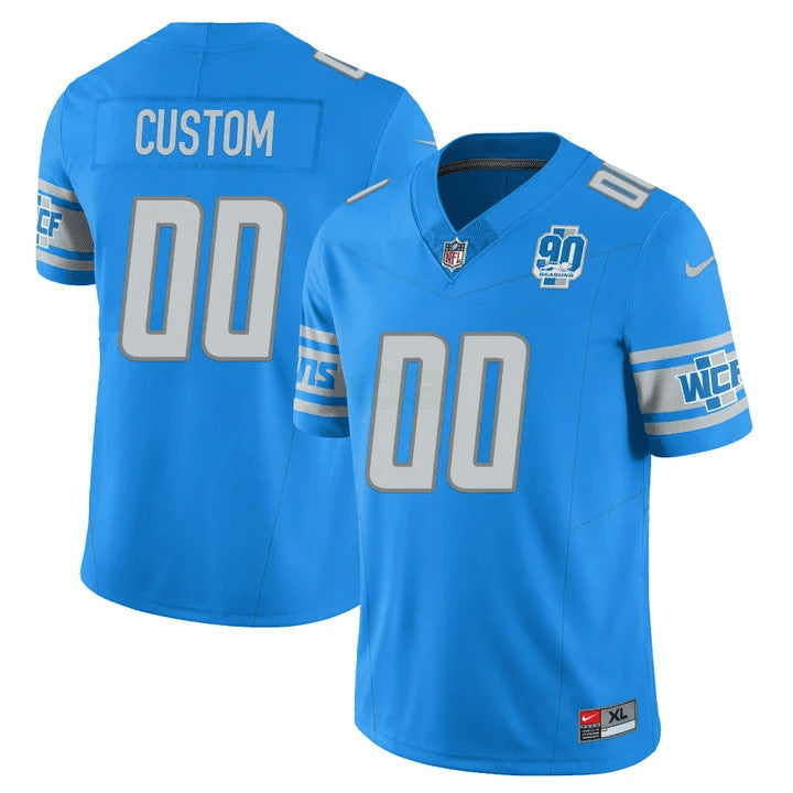 Camisa NFL Men’s Detroit 90th Year Patch Vapor Jersey V2