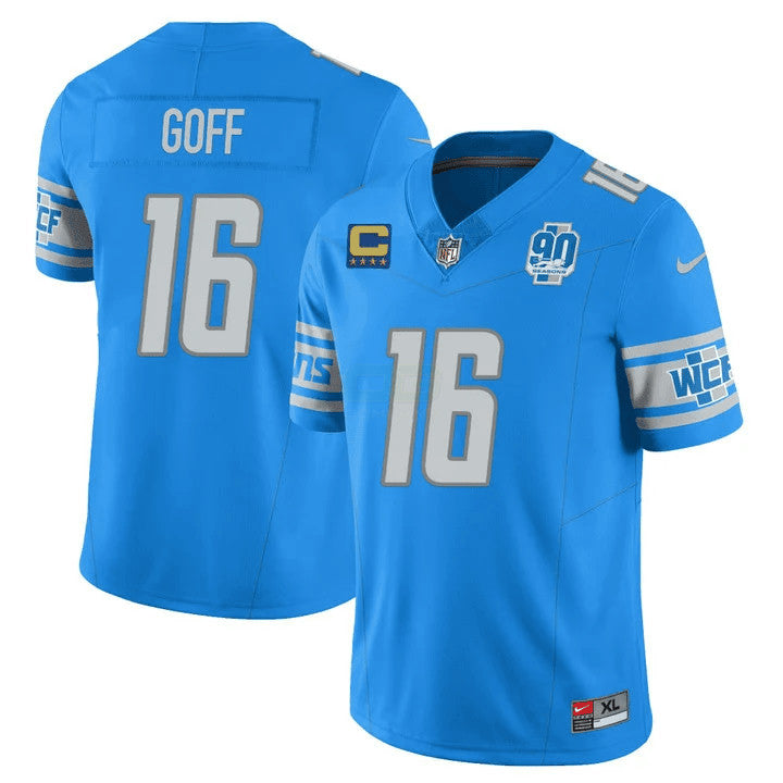 Camisa NFL Men’s Detroit 90th Year Patch Vapor Jersey V2