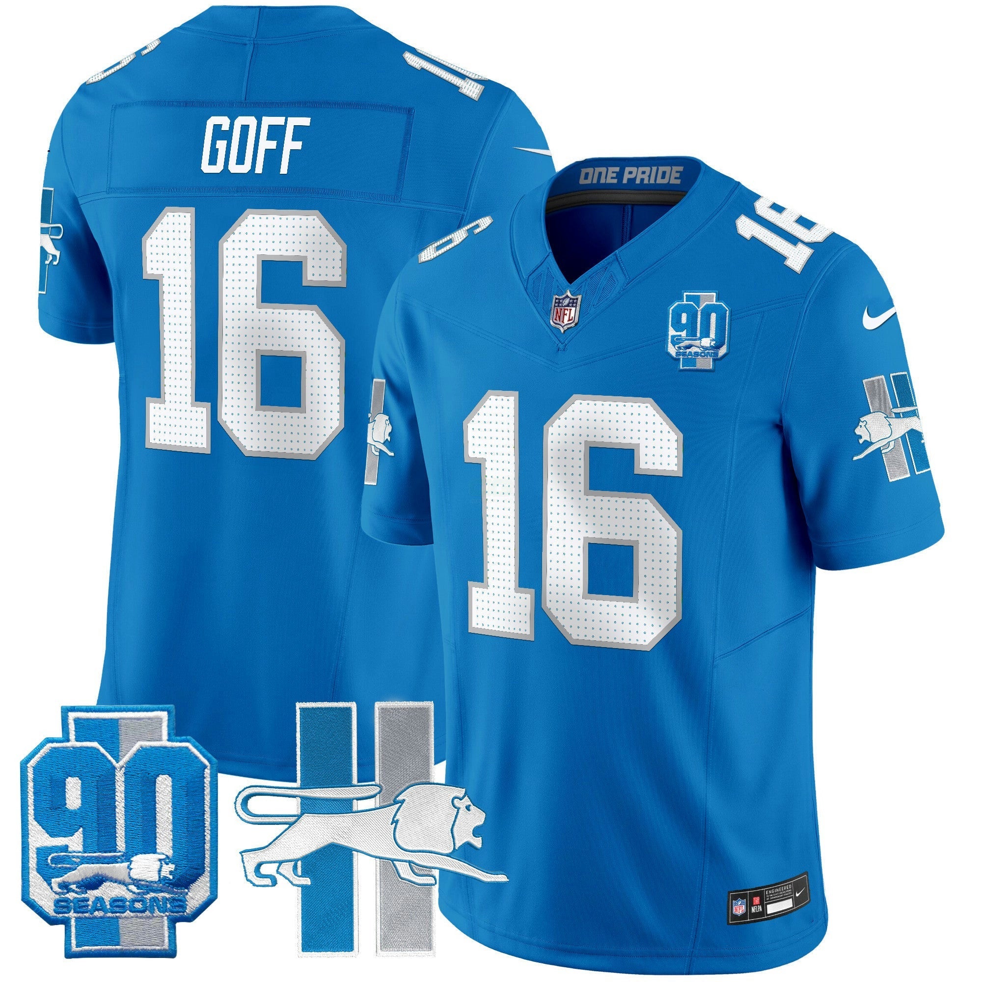 Camisa NFL Men’s Detroit Lion 1946 Throwback Vapor Limited Jersey