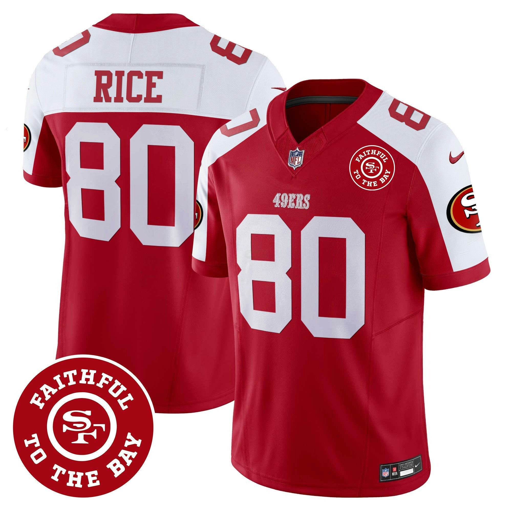 Camisa NFL Men’s Faithful To The Bay Patch Vapor Jersey