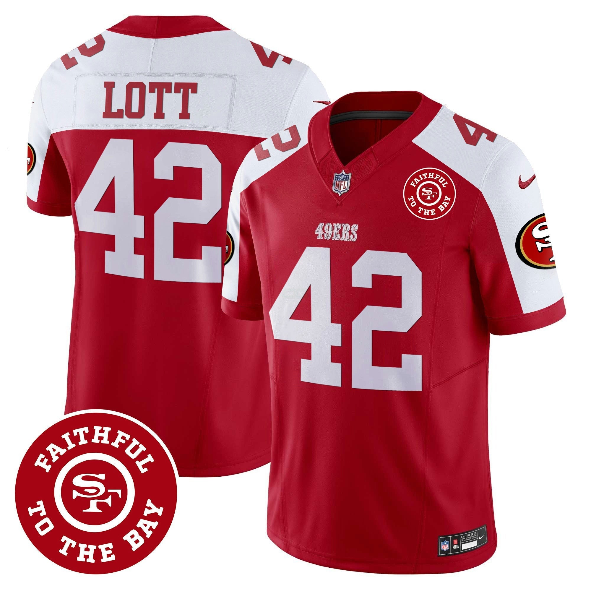 Camisa NFL Men’s Faithful To The Bay Patch Vapor Jersey