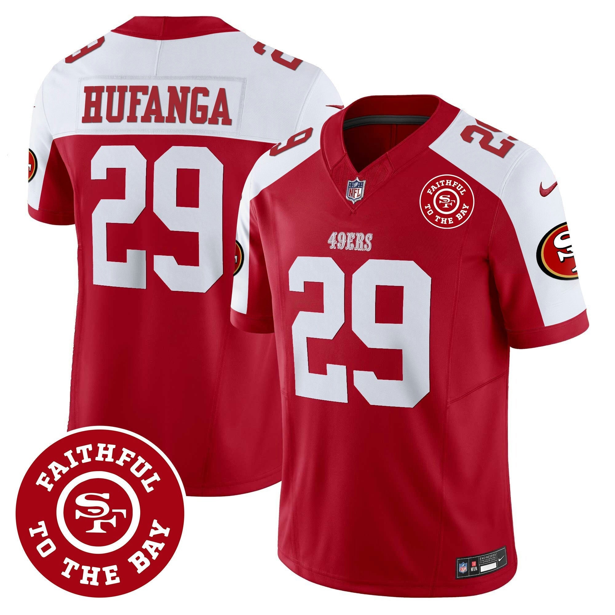 Camisa NFL Men’s Faithful To The Bay Patch Vapor Jersey