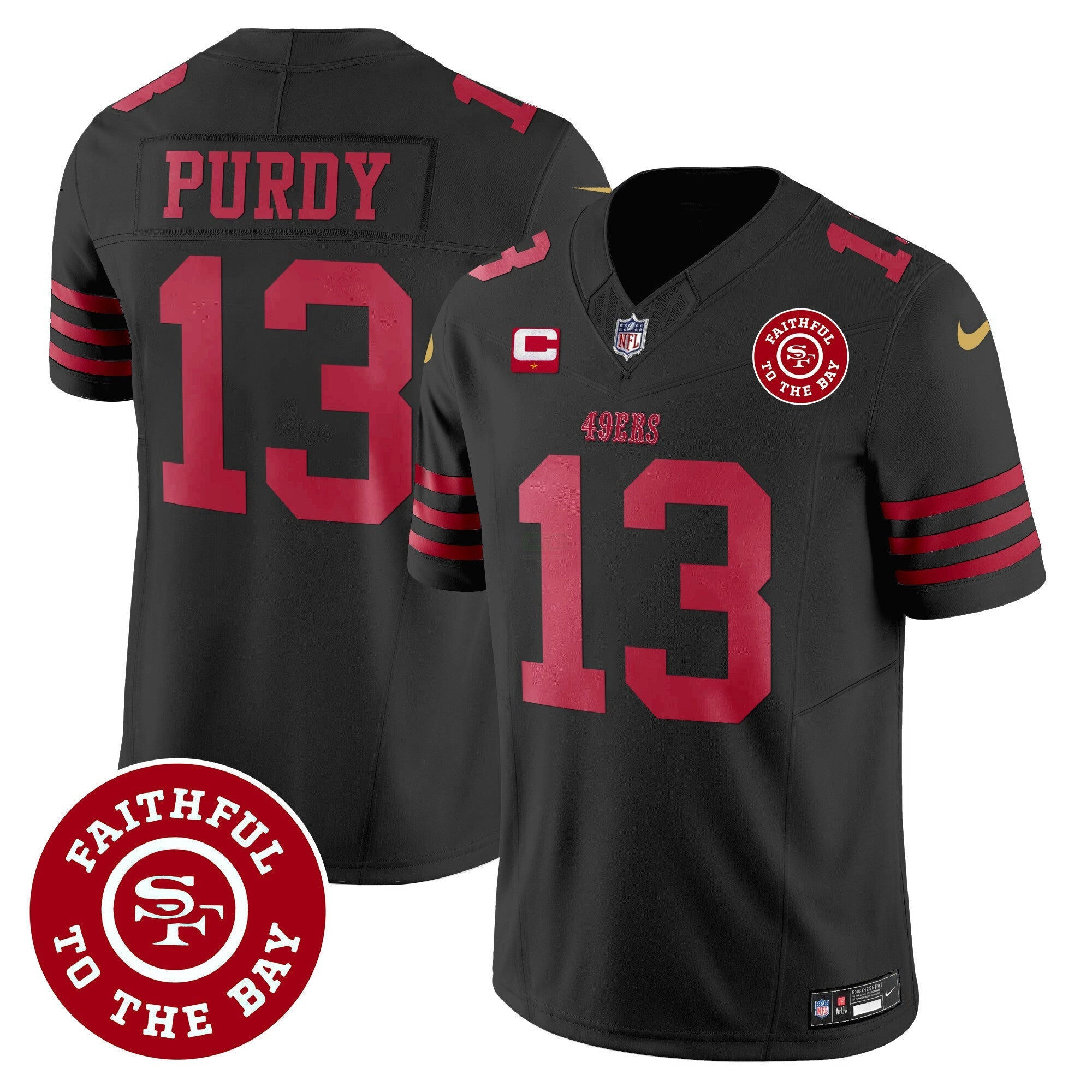 Camisa NFL Men’s Faithful To The Bay Patch Vapor Jersey