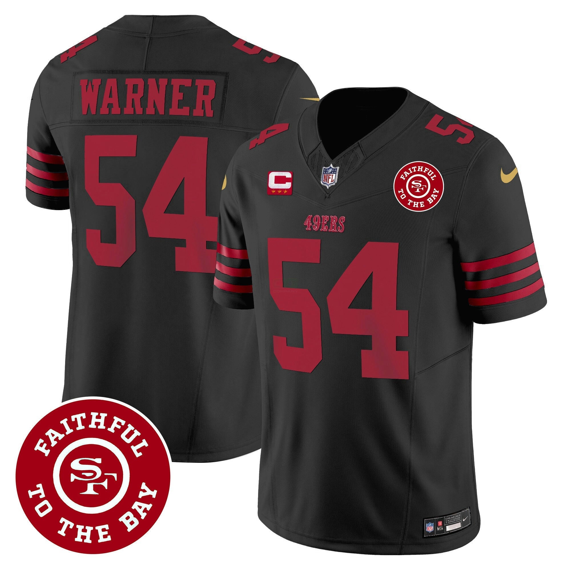 Camisa NFL Men’s Faithful To The Bay Patch Vapor Jersey
