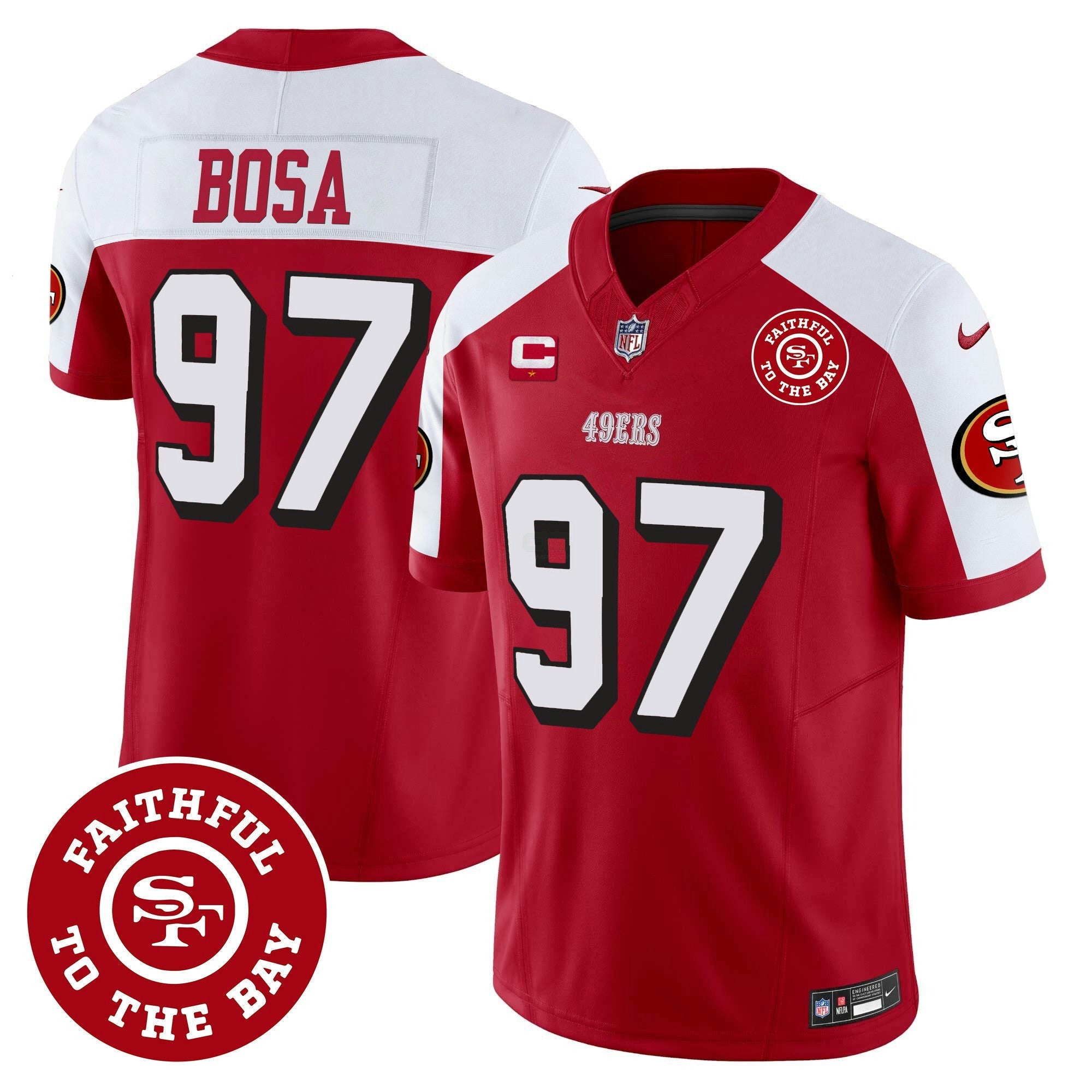 Camisa NFL Men’s Faithful To The Bay Patch Vapor Jersey V2
