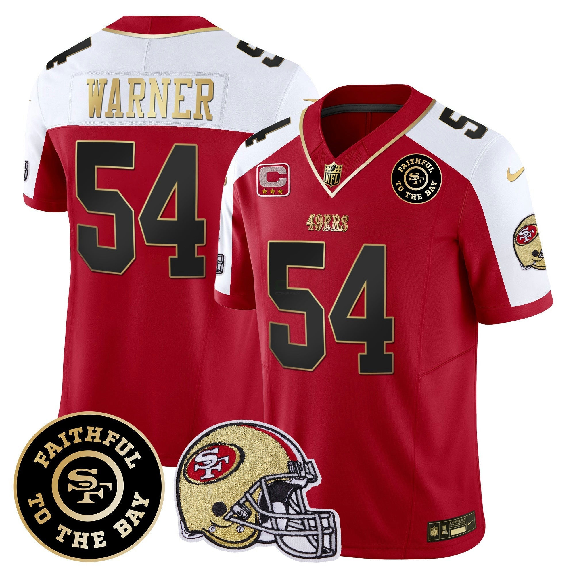 Camisa NFL Men’s Faithful To The Bay Patch Vapor Limited Jersey V5
