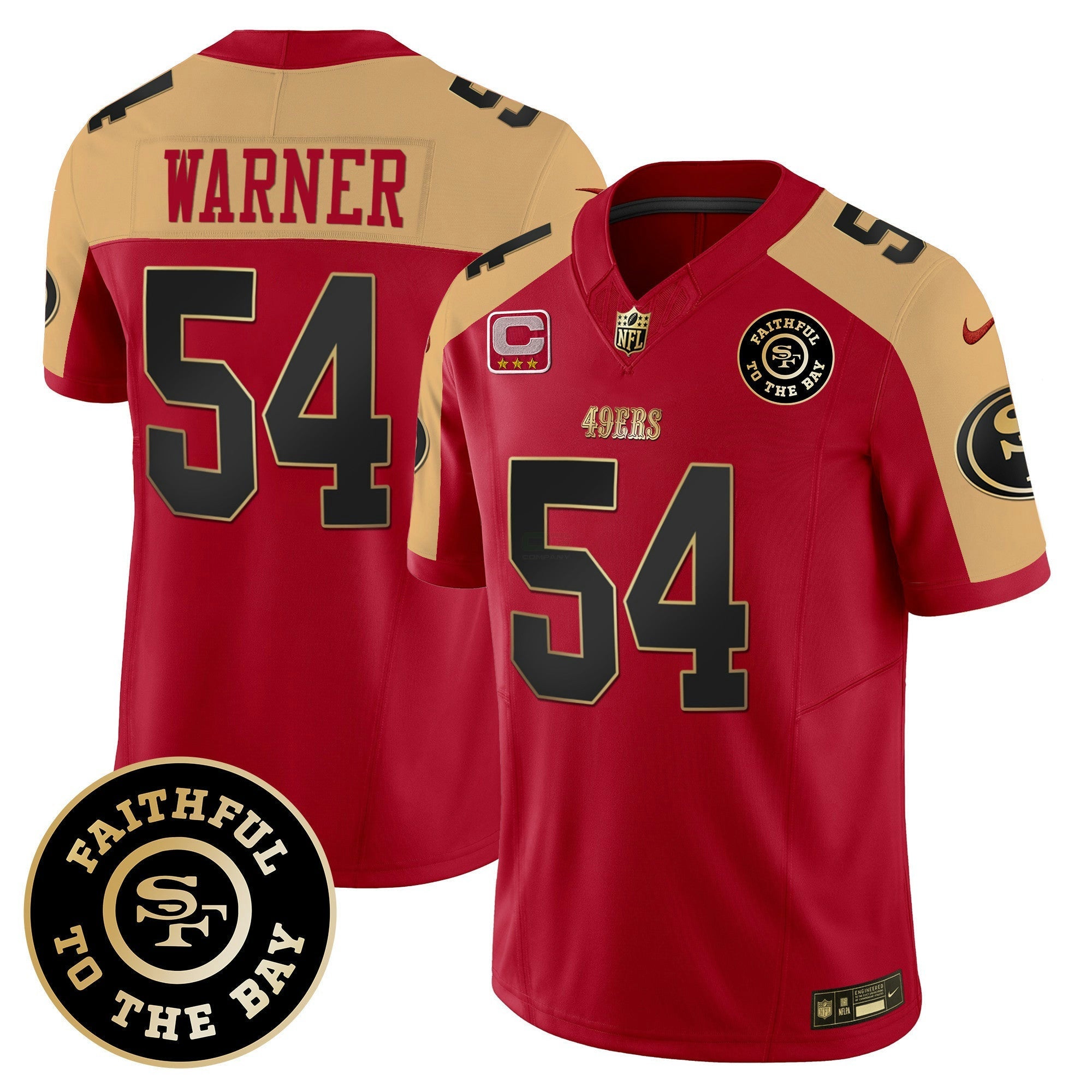 Camisa NFL Men’s Faithful To The Bay Patch Vapor Limited Jersey V7