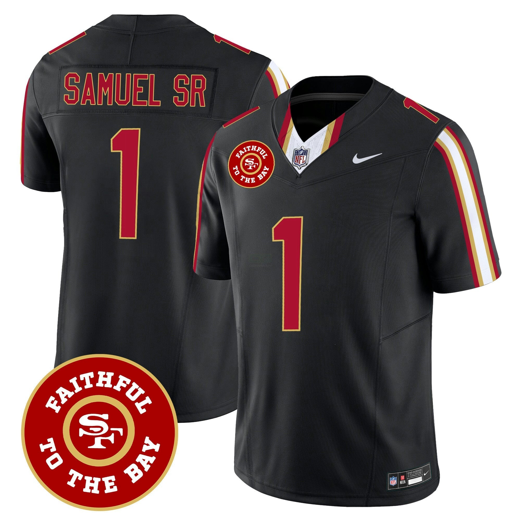 Camisa NFL Men’s Faithful To The Bay Patch Vapor Limited Jersey V9