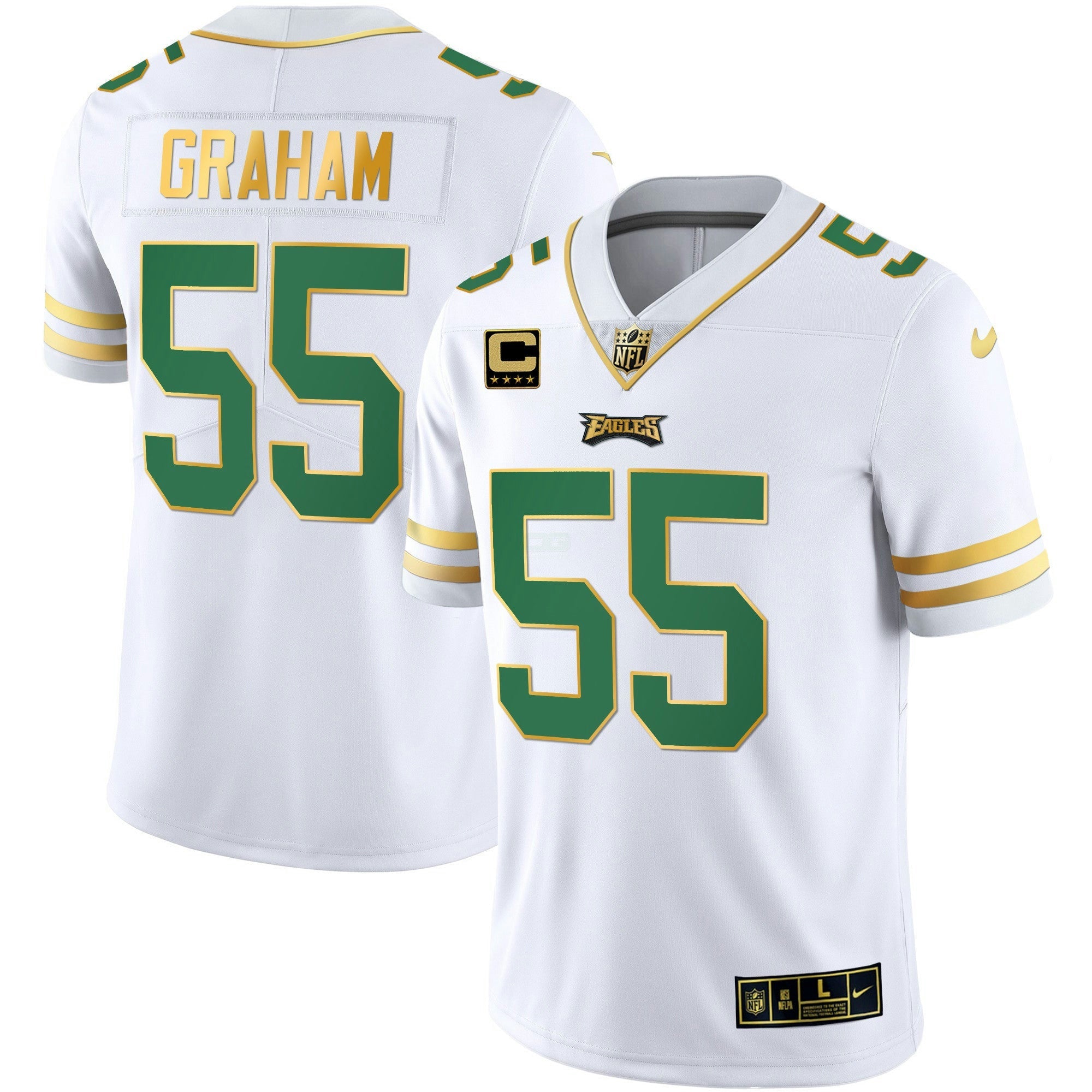 Camisa NFL Men’s Gold & Kelly Vapor Jersey V3
