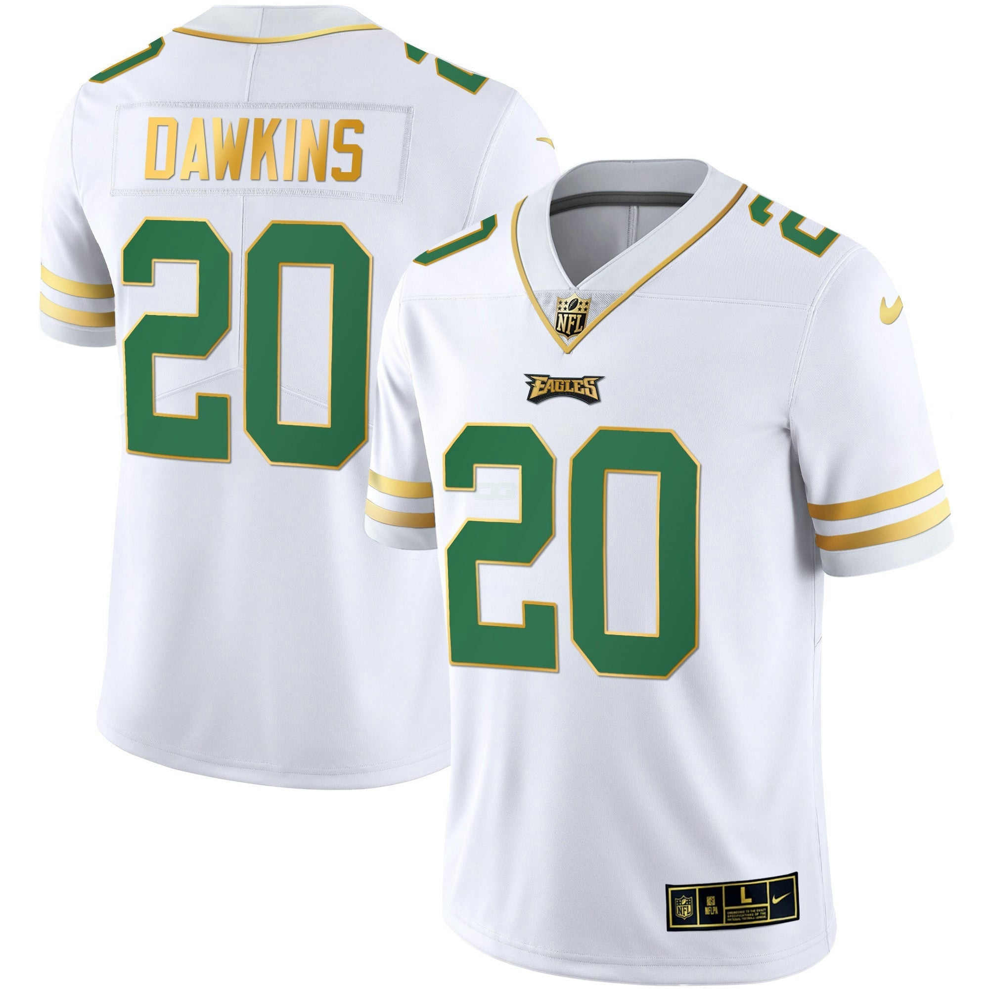Camisa NFL Men’s Gold & Kelly Vapor Jersey V3