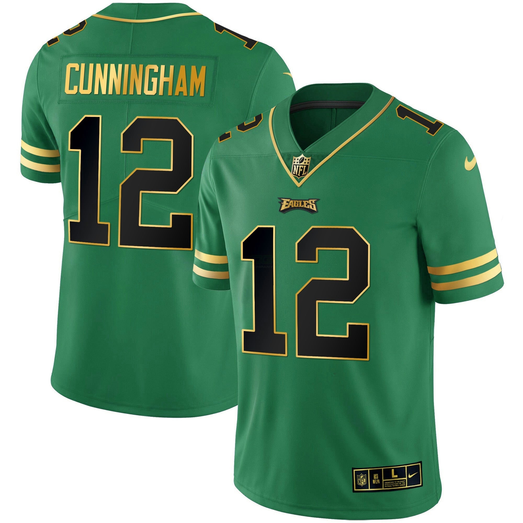 Camisa NFL Men’s Gold & Kelly Vapor Jersey V3