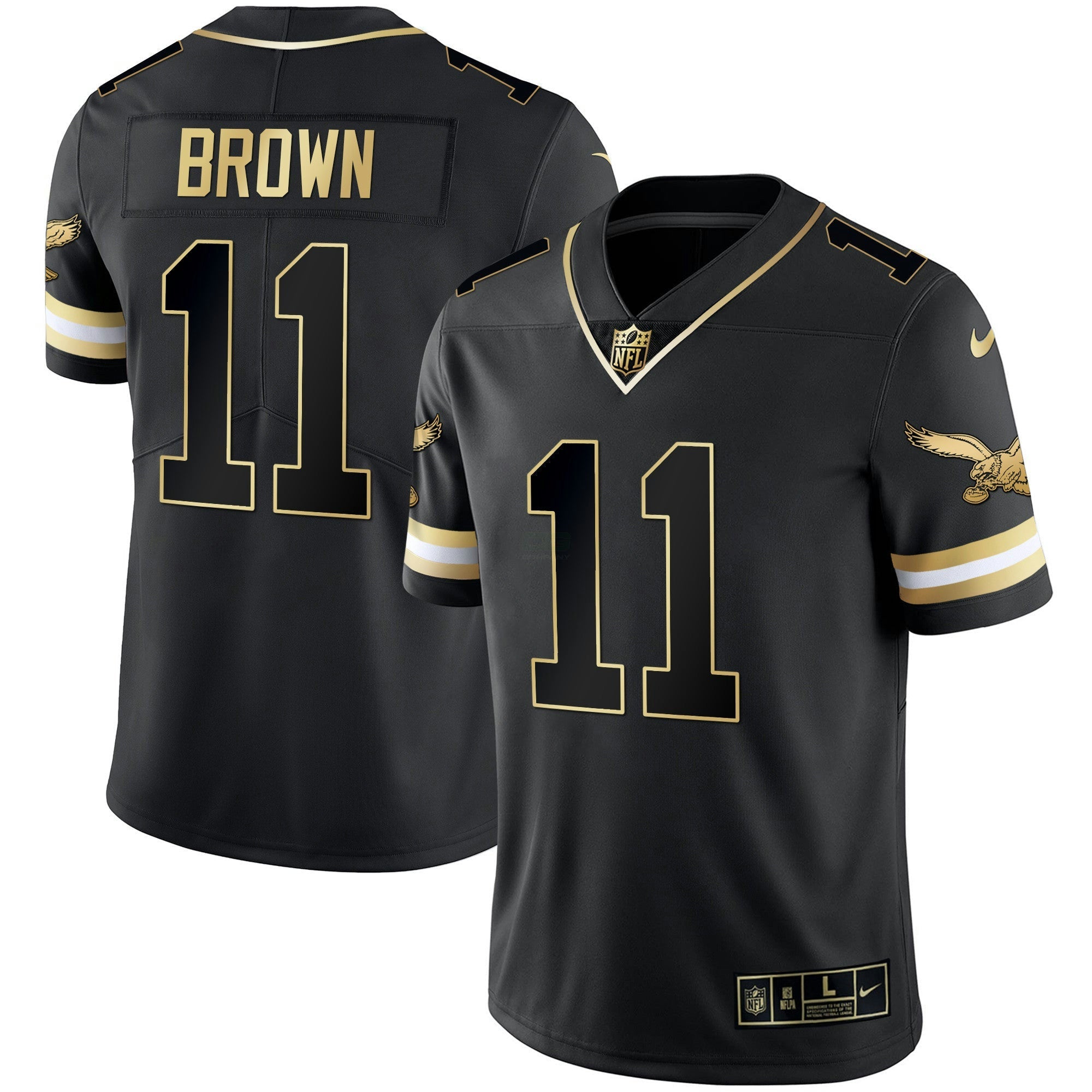 Camisa NFL Men’s Gold & Kelly Vapor Throwback Jersey