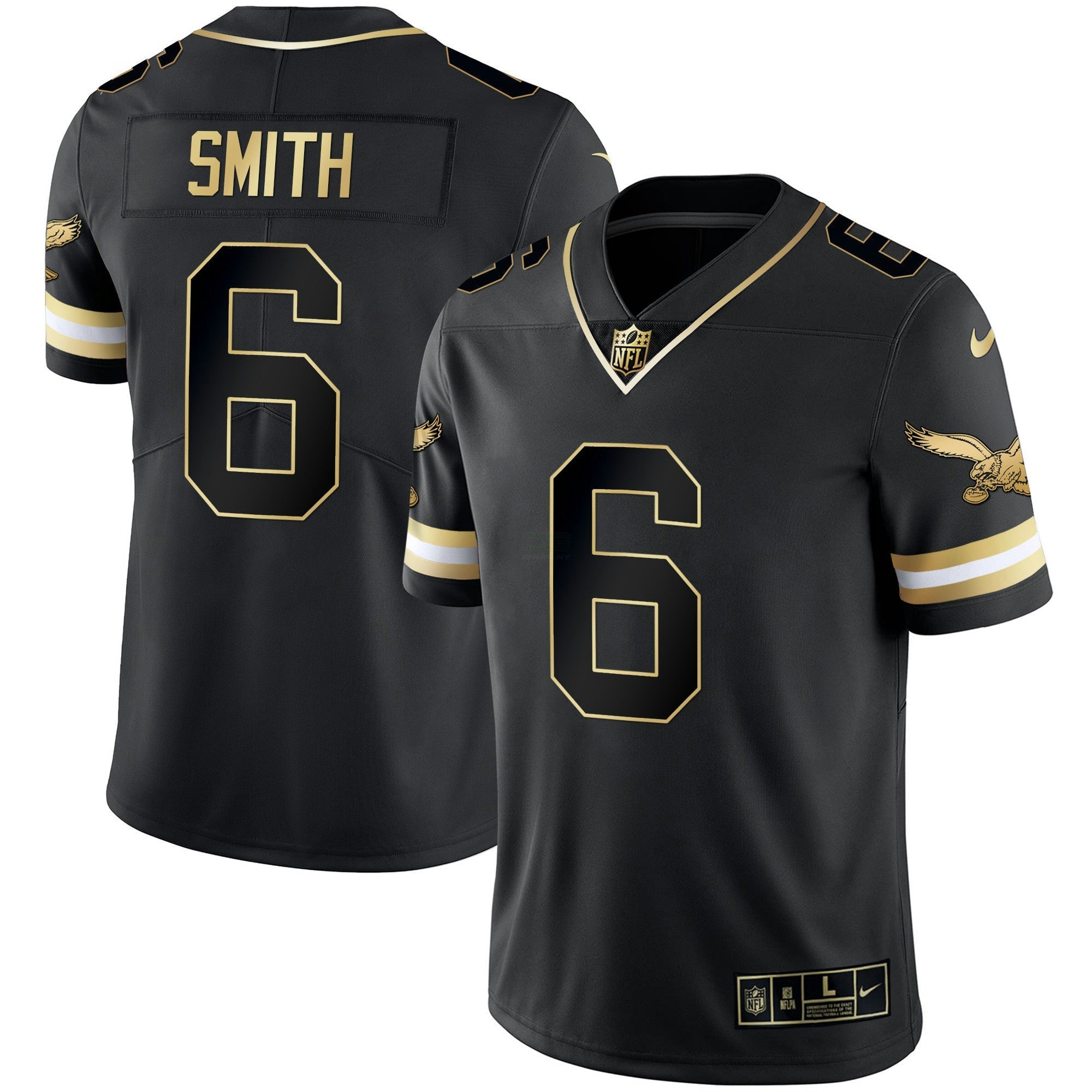 Camisa NFL Men’s Gold & Kelly Vapor Throwback Jersey