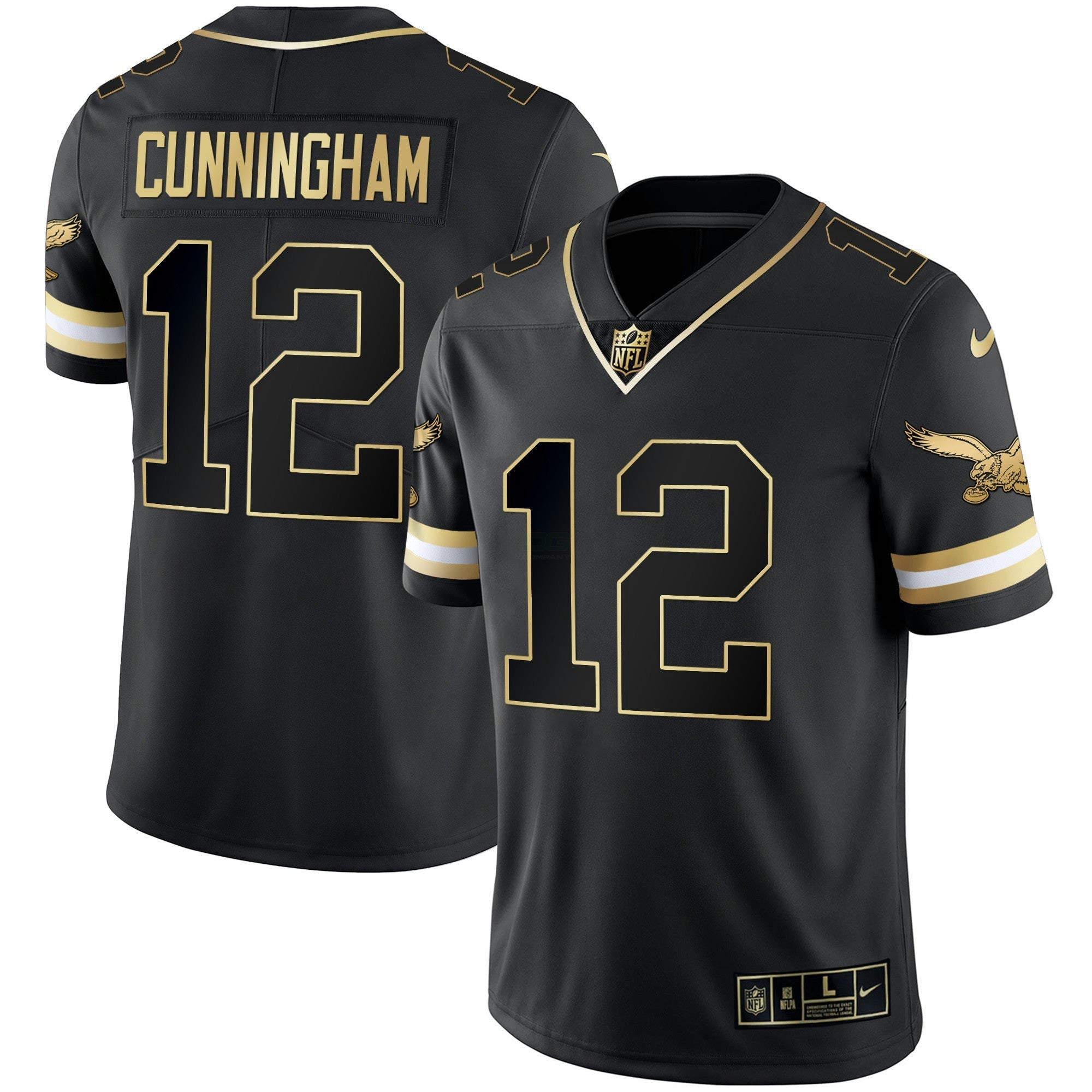 Camisa NFL Men’s Gold & Kelly Vapor Throwback Jersey