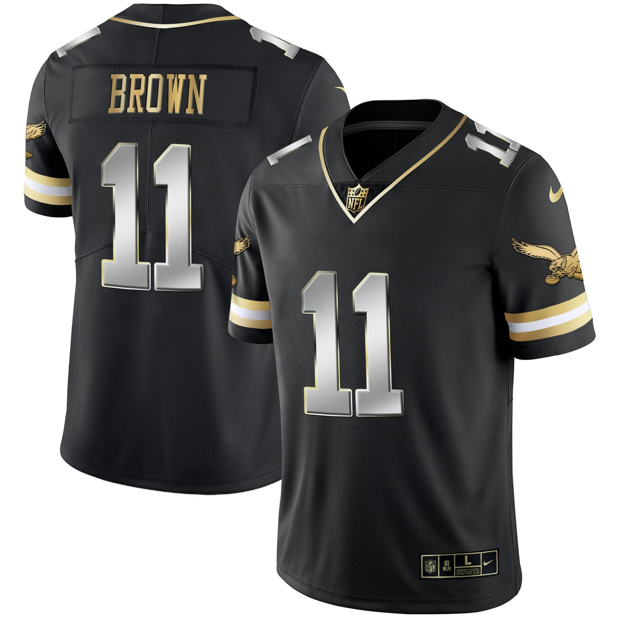 Camisa NFL Men’s Gold & Kelly Vapor Throwback Jersey