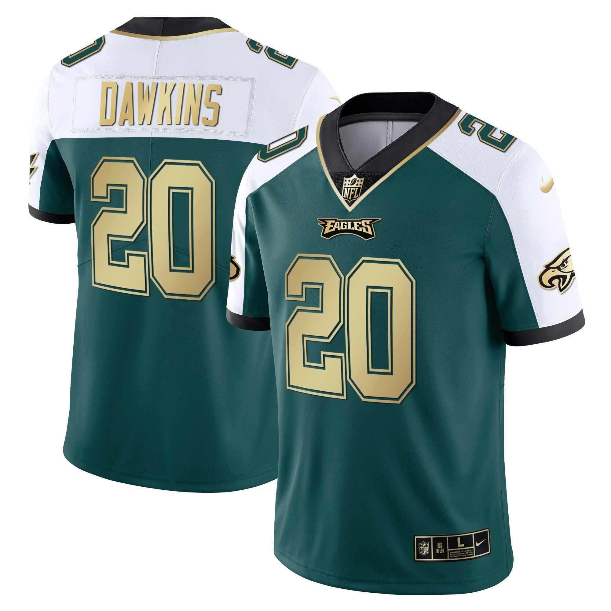 Camisa NFL Men’s Gold & Split Vapor