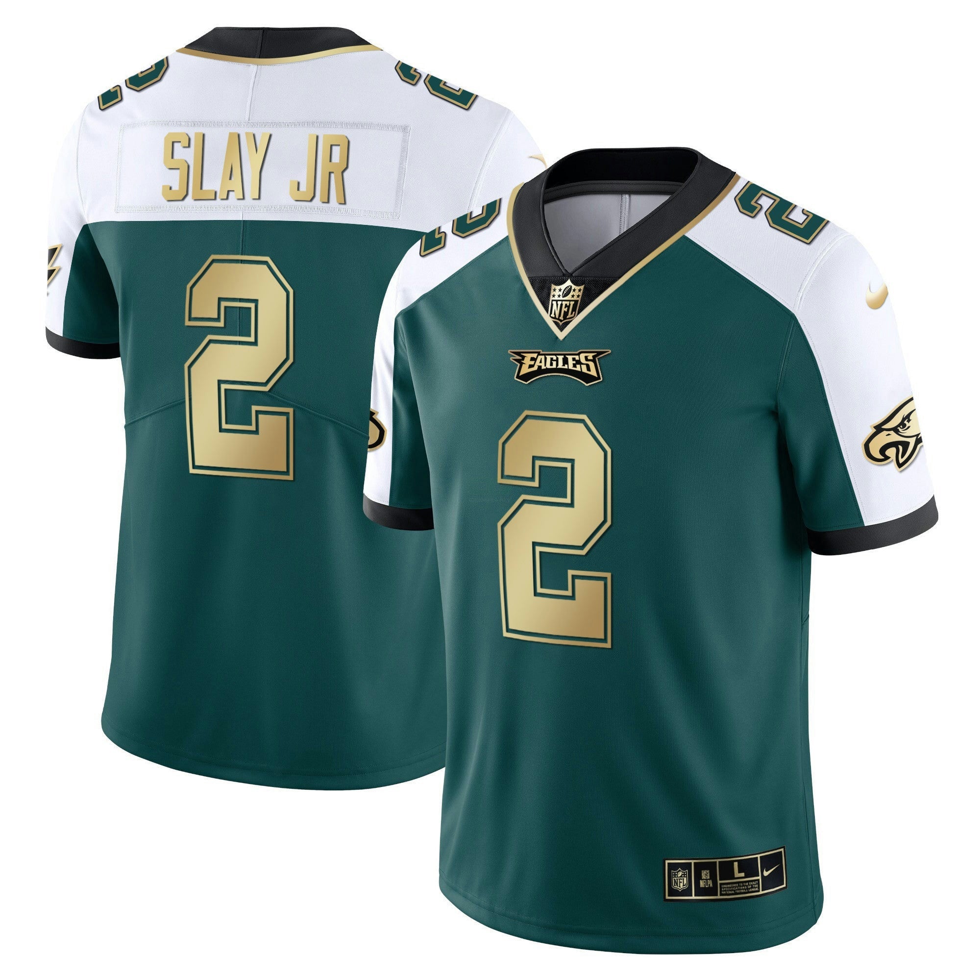 Camisa NFL Men’s Gold & Split Vapor