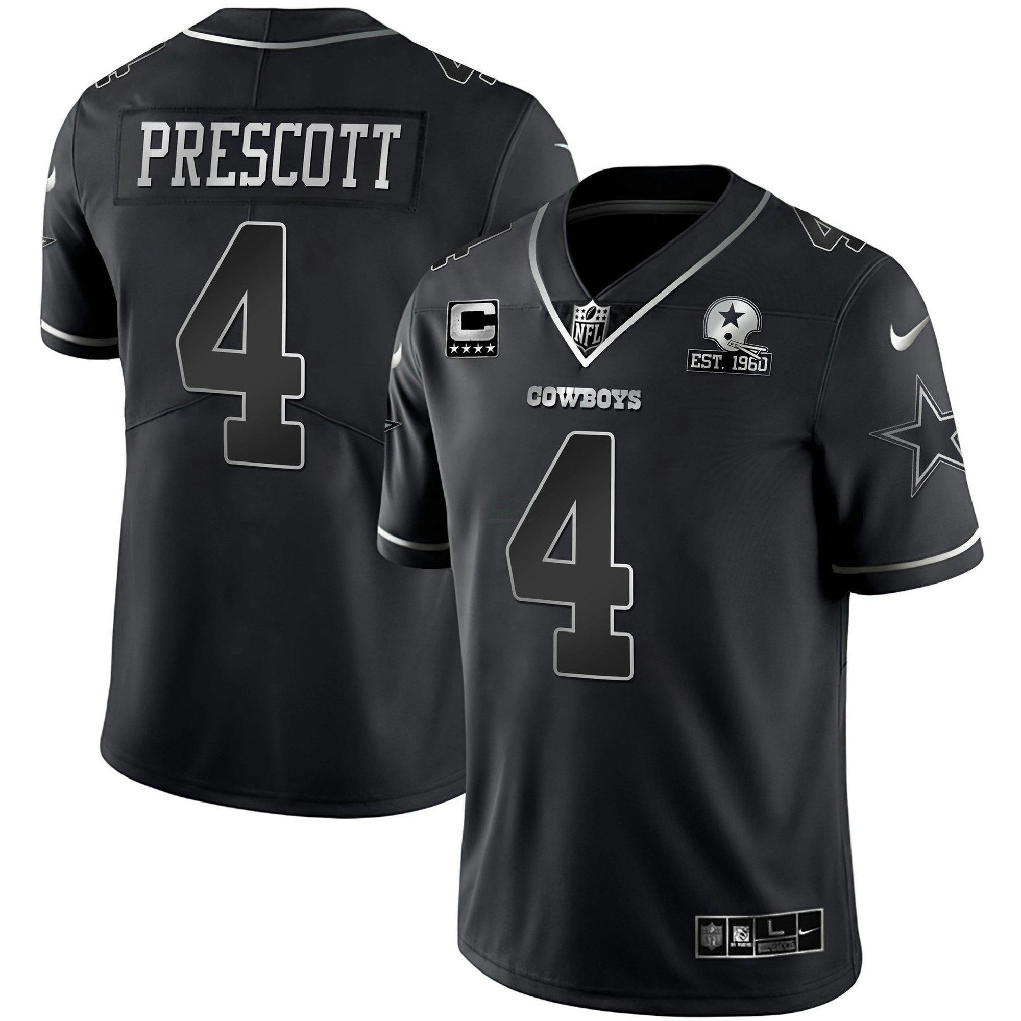 Camisa NFL Men’s Gold & Split Vapor Limited Est 1960 Patch