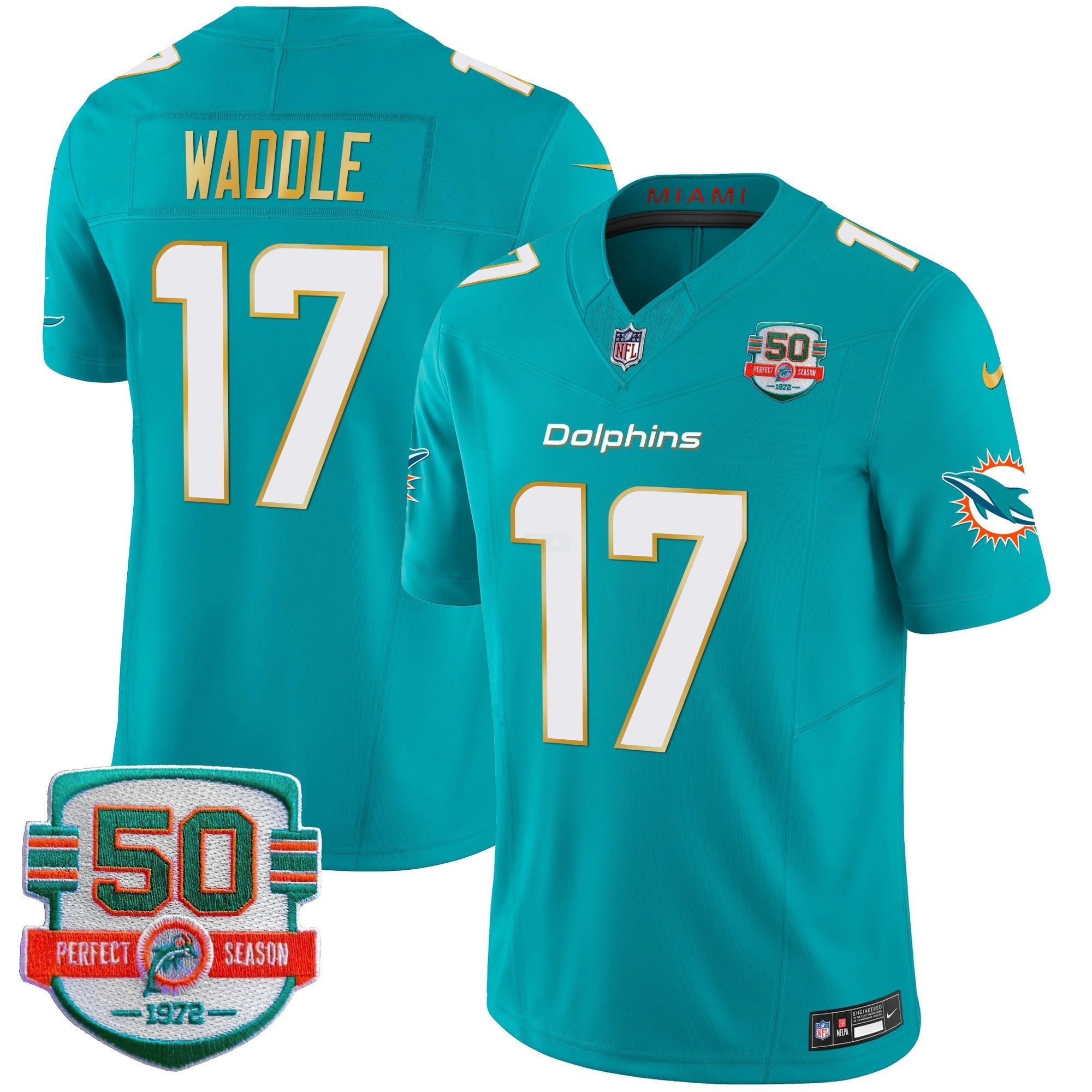 Camisa NFL Men’s Gold Trim Vapor Limited Jersey