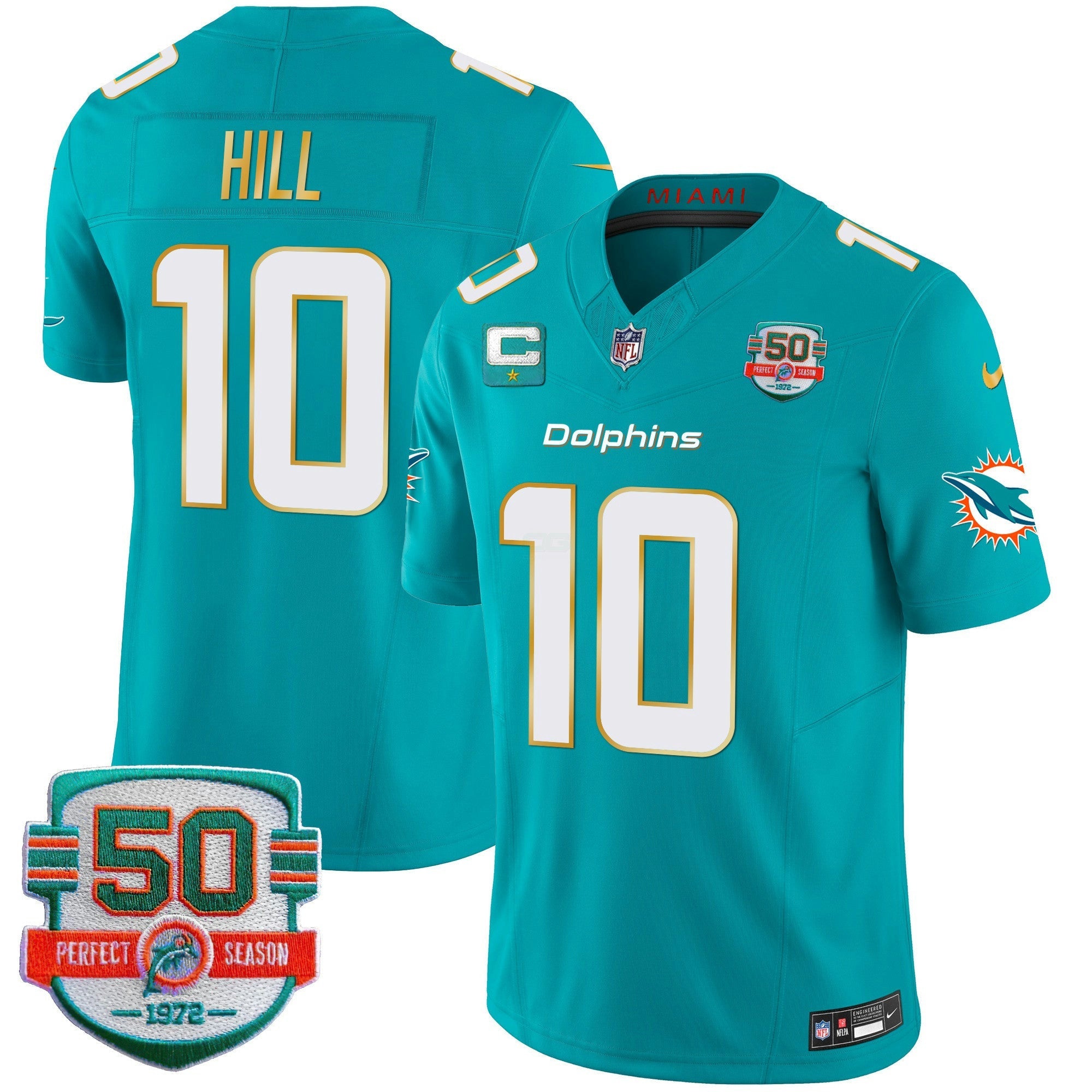 Camisa NFL Men’s Gold Trim Vapor Limited Jersey